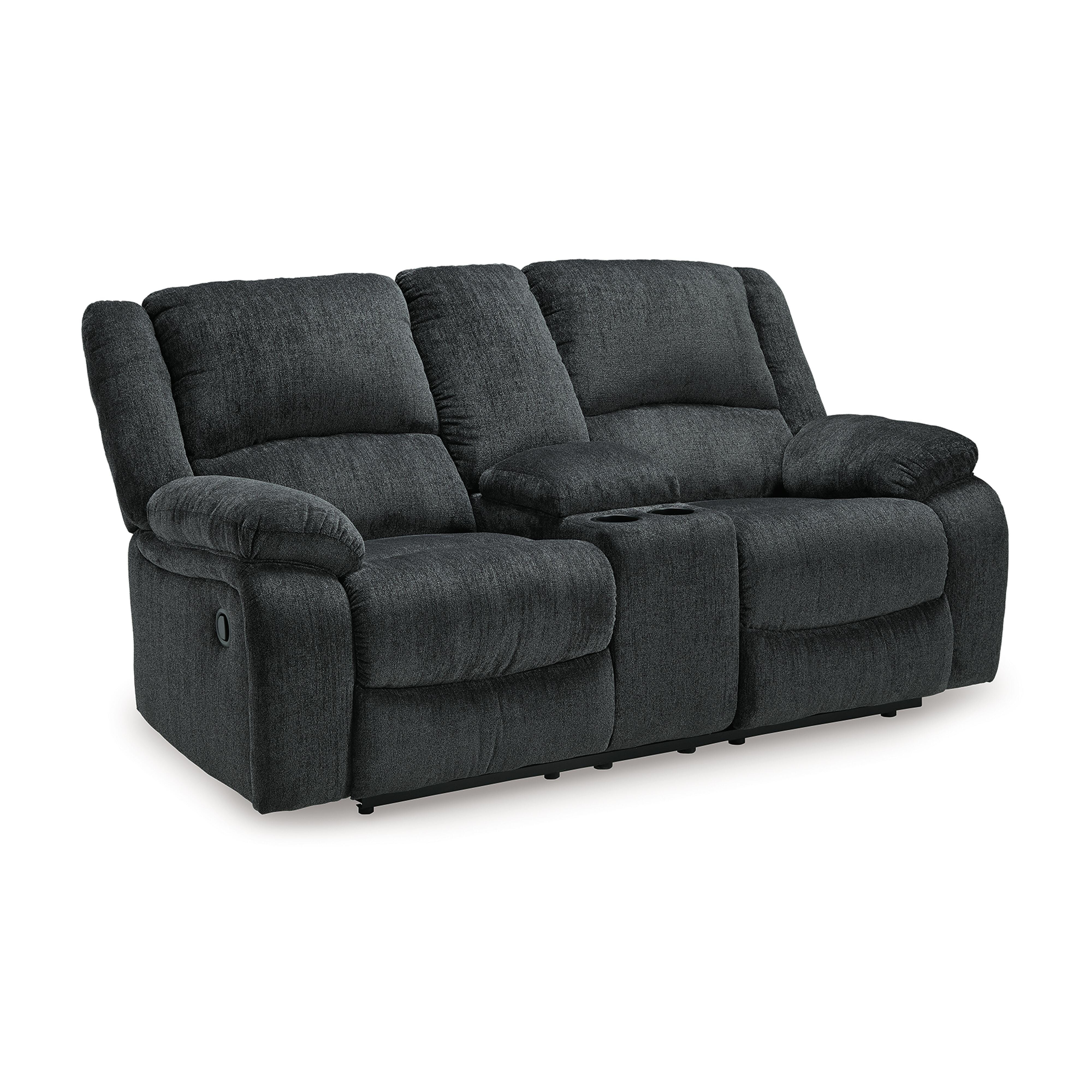 Draycoll Reclining Loveseat with Console - image 3
