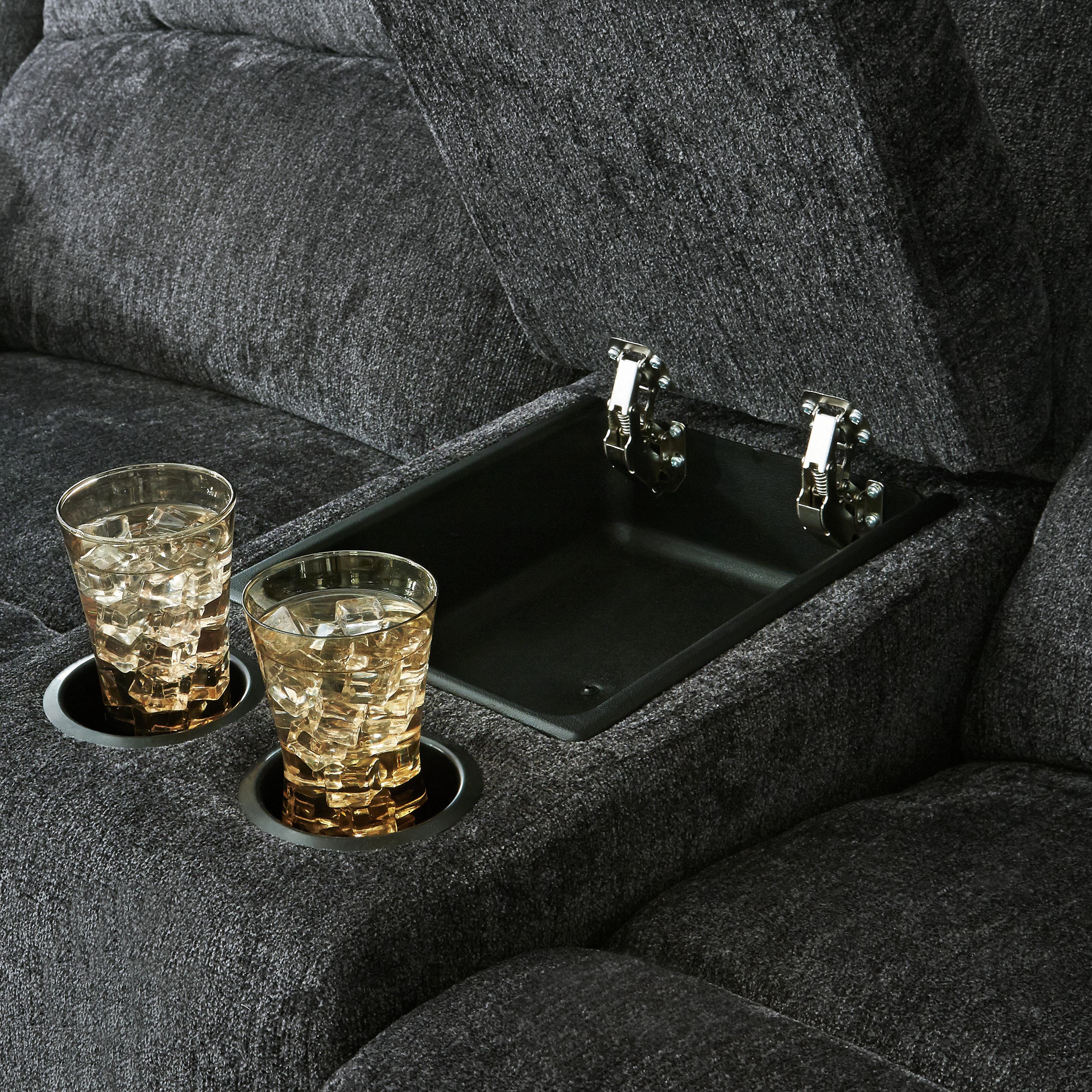 Draycoll Reclining Loveseat with Console - image 7