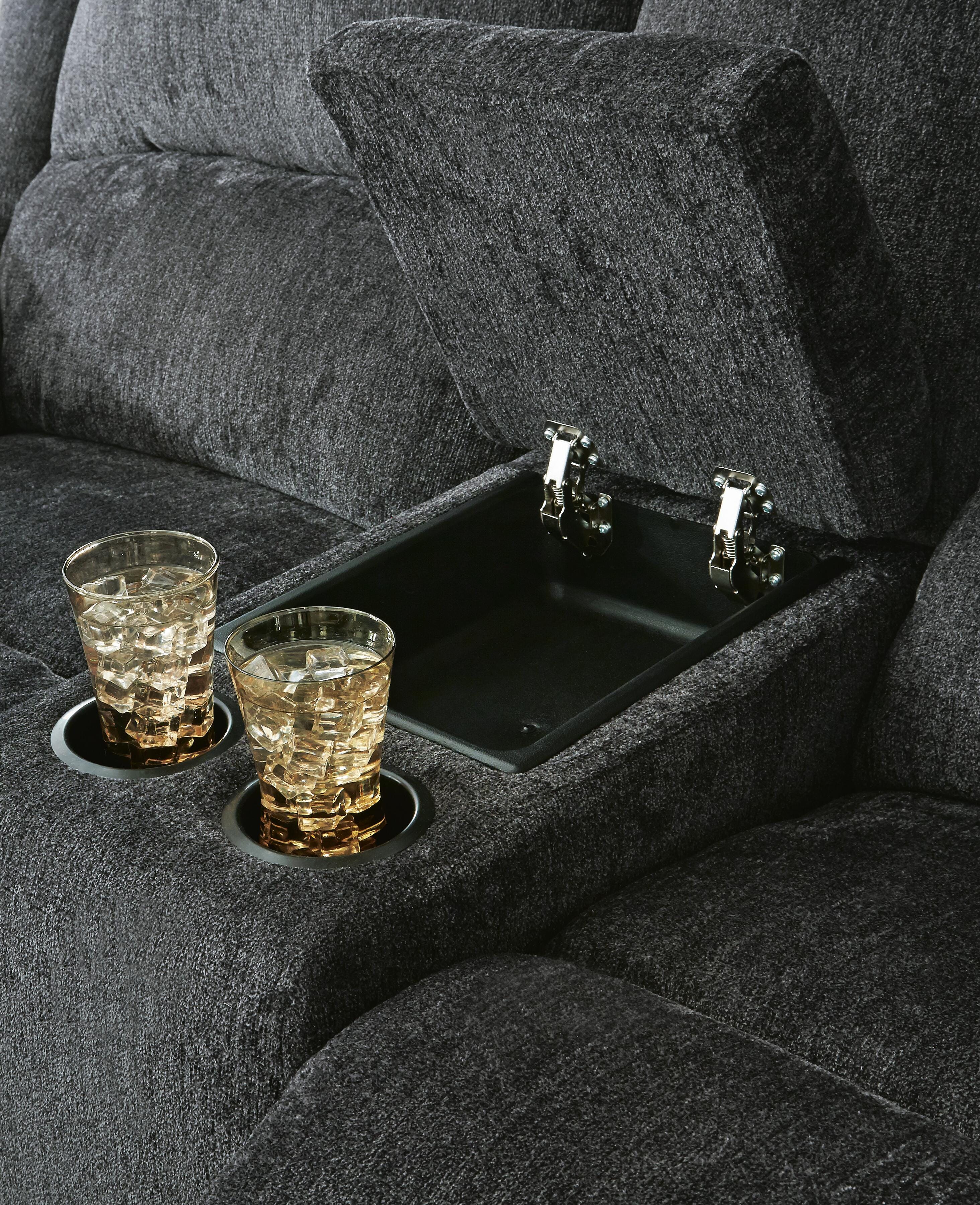 Draycoll Reclining Loveseat with Console - image 5