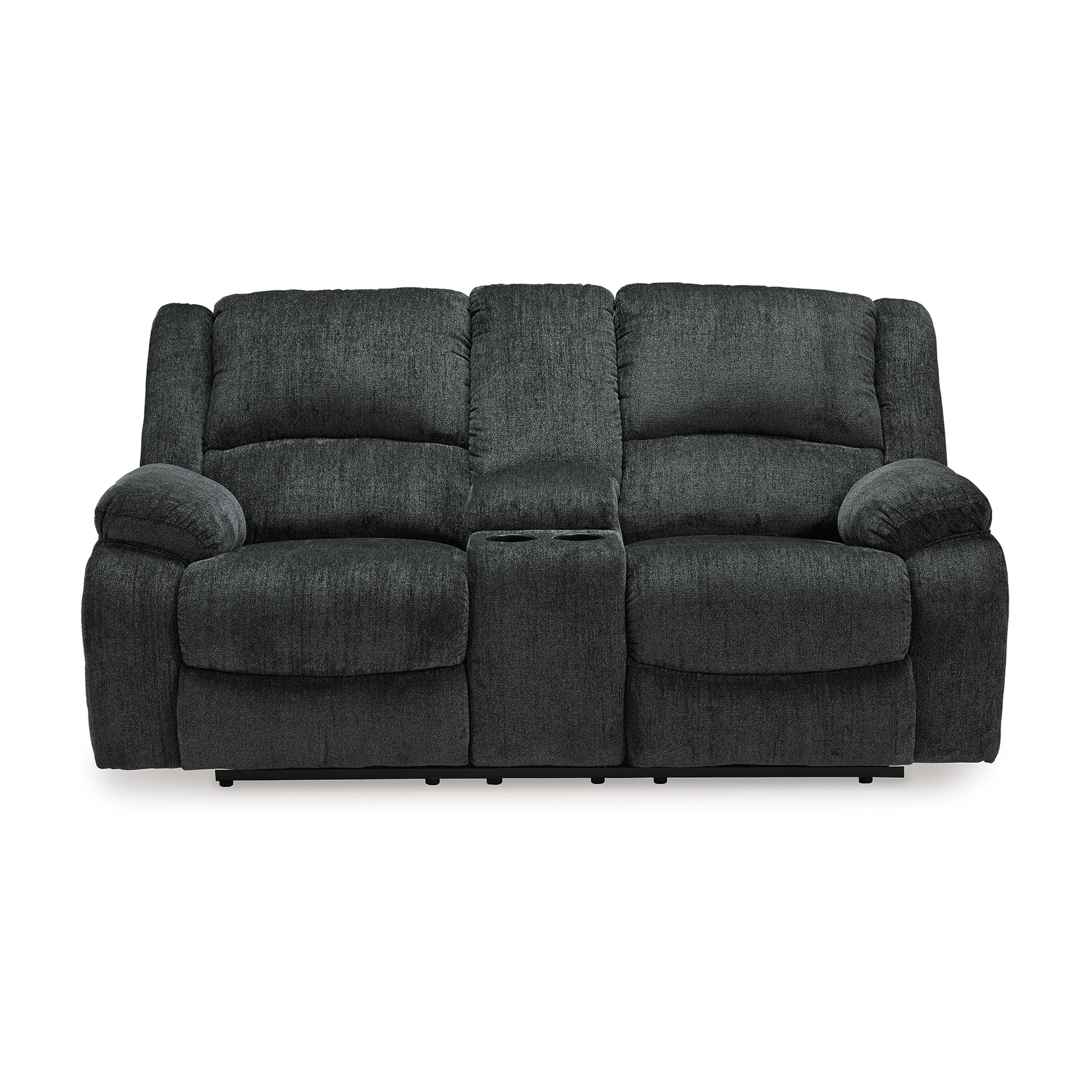 Draycoll Reclining Loveseat with Console - image 1