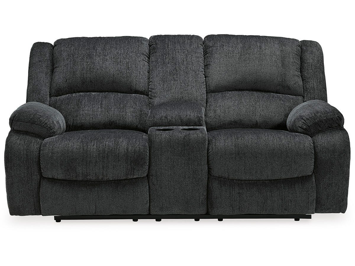 Draycoll Reclining Loveseat with Console - image 2
