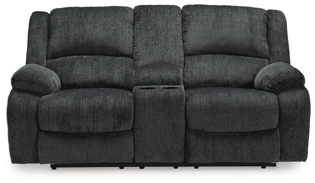 Draycoll Manual Reclining Loveseat with Console