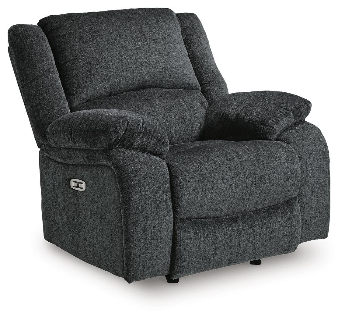 Draycoll Power Recliner, Slate, large