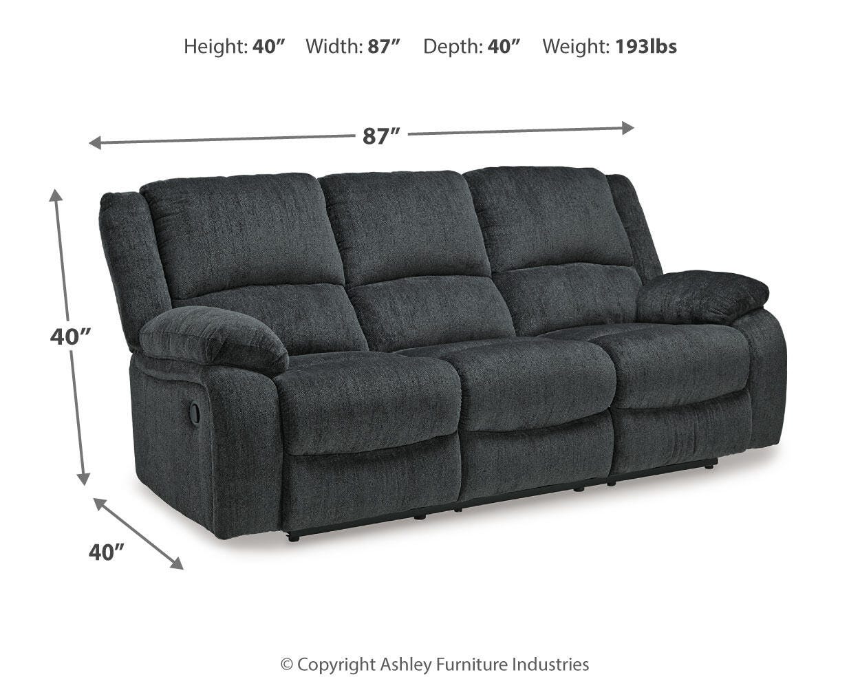 Sofá reclinable Draycoll - image 4