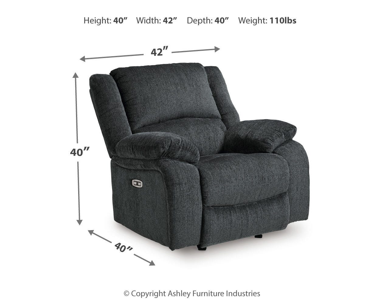 Sillón reclinable eléctrico Draycoll - image 9