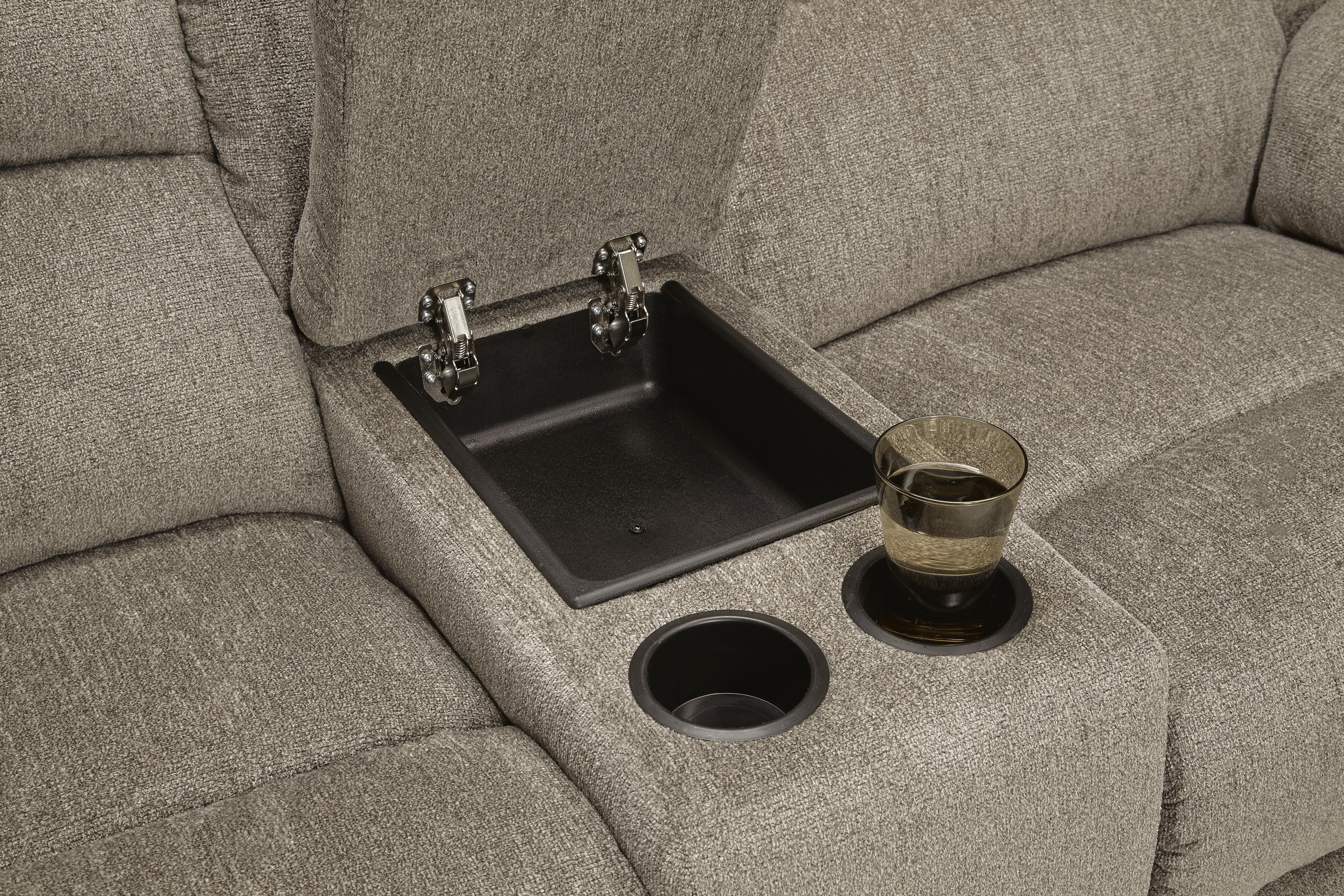 Draycoll Power Reclining Loveseat with Console - image 5