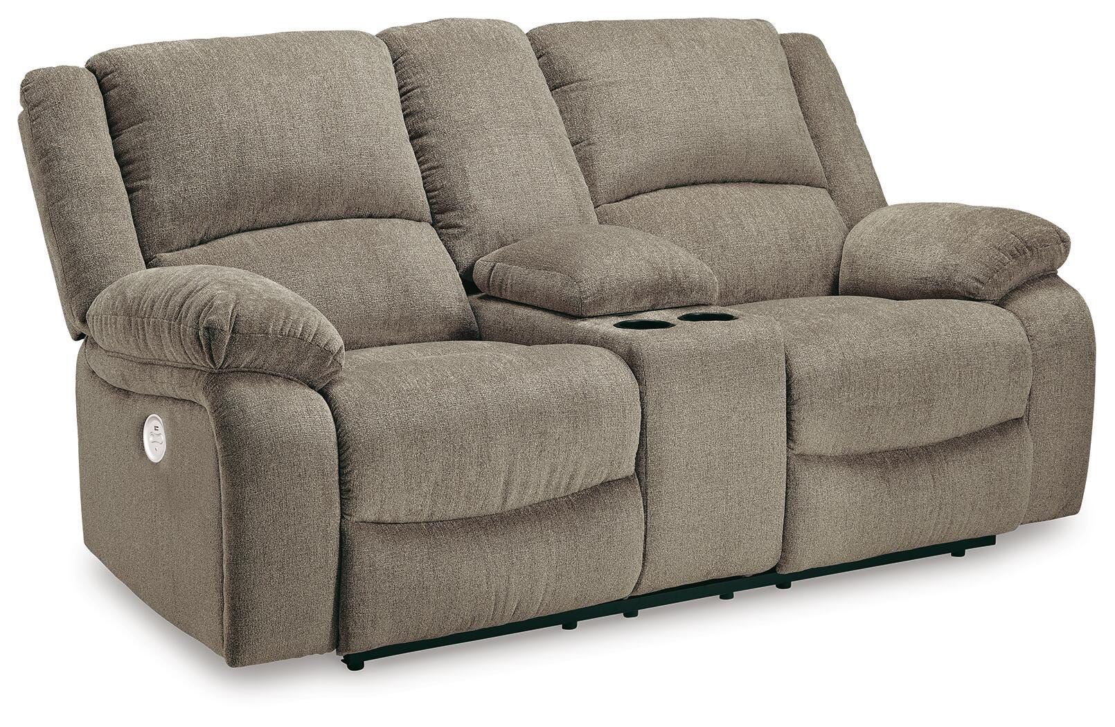 Draycoll Power Reclining Loveseat with Console - image 3