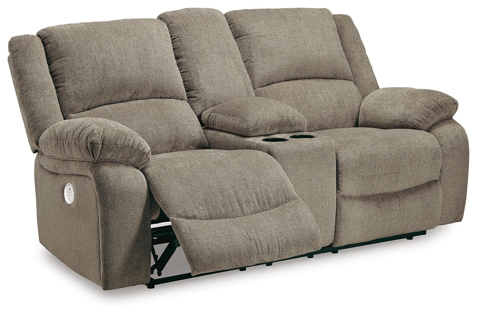 Draycoll Power Reclining Loveseat with Console - image 6