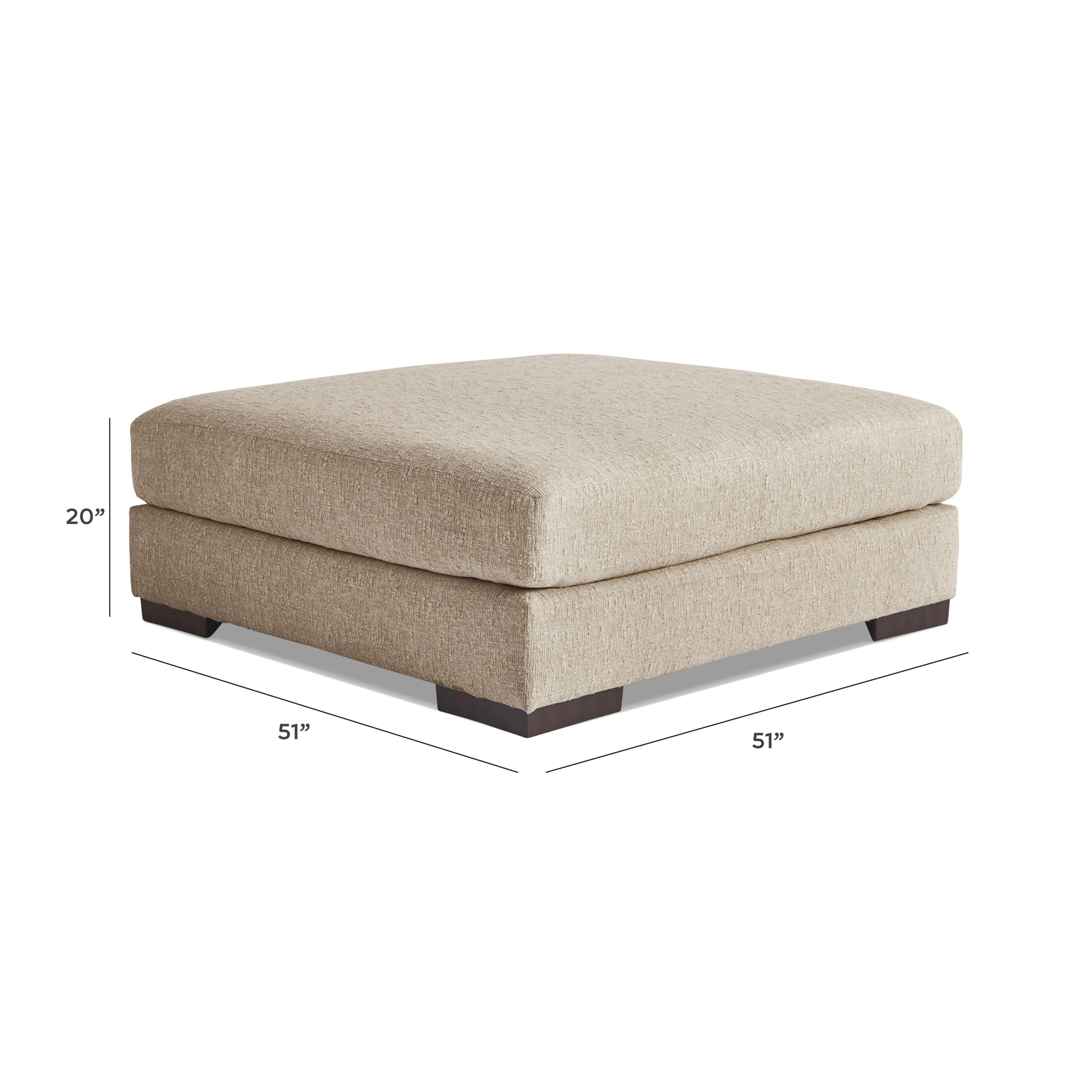 Cavella Oversized Accent Ottoman, , large