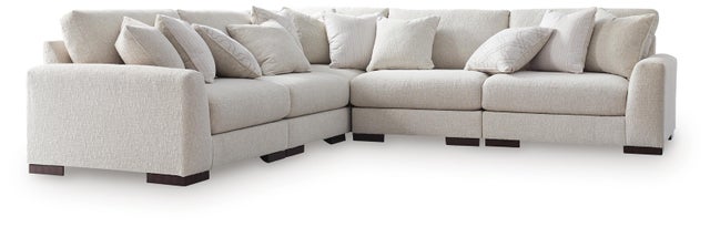 Cavella 5-Piece Next-Gen Nuvella™ Performance Fabric Modular Sectional