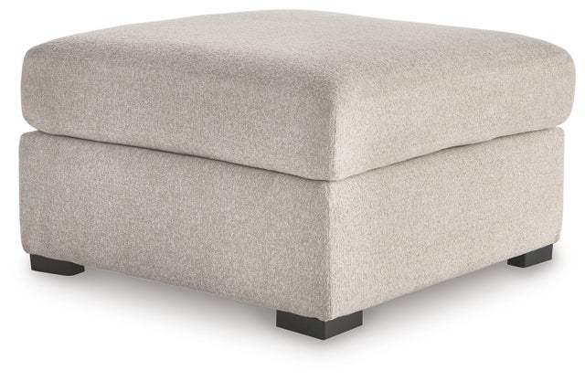 Bridgemont Oversized Accent Ottoman, Stone