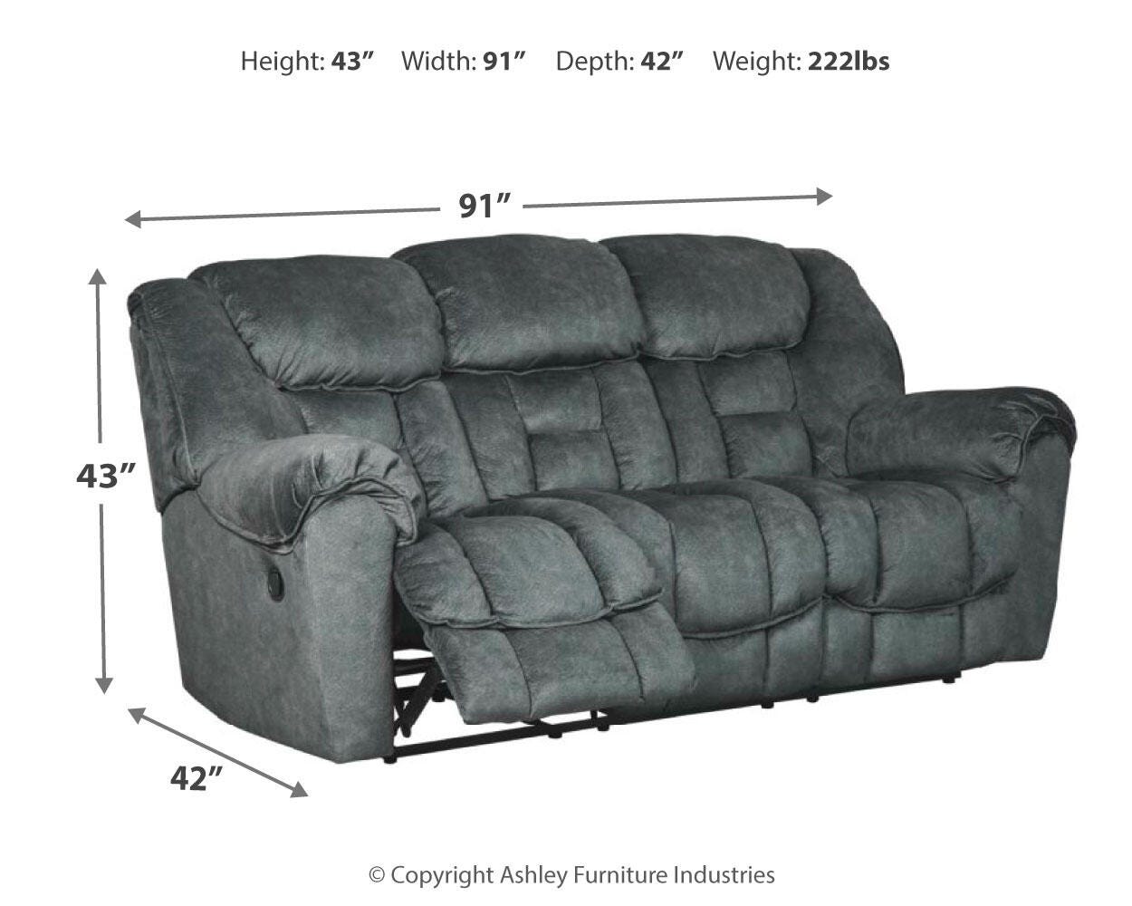 Capehorn Reclining Sofa, Loveseat and Recliner - image 8