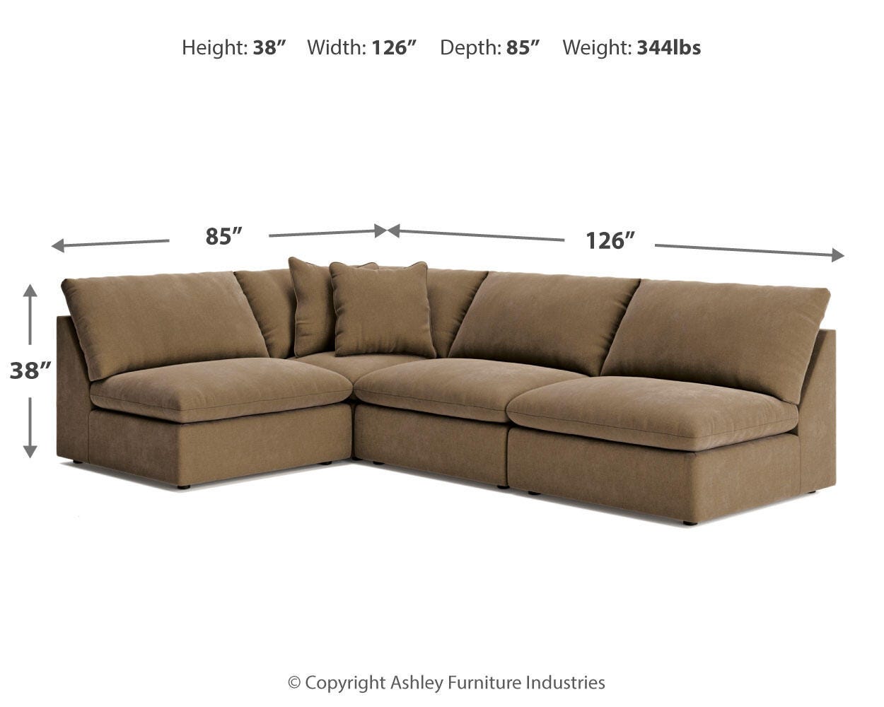 Whitehaven 4-Piece Sectional - image 7