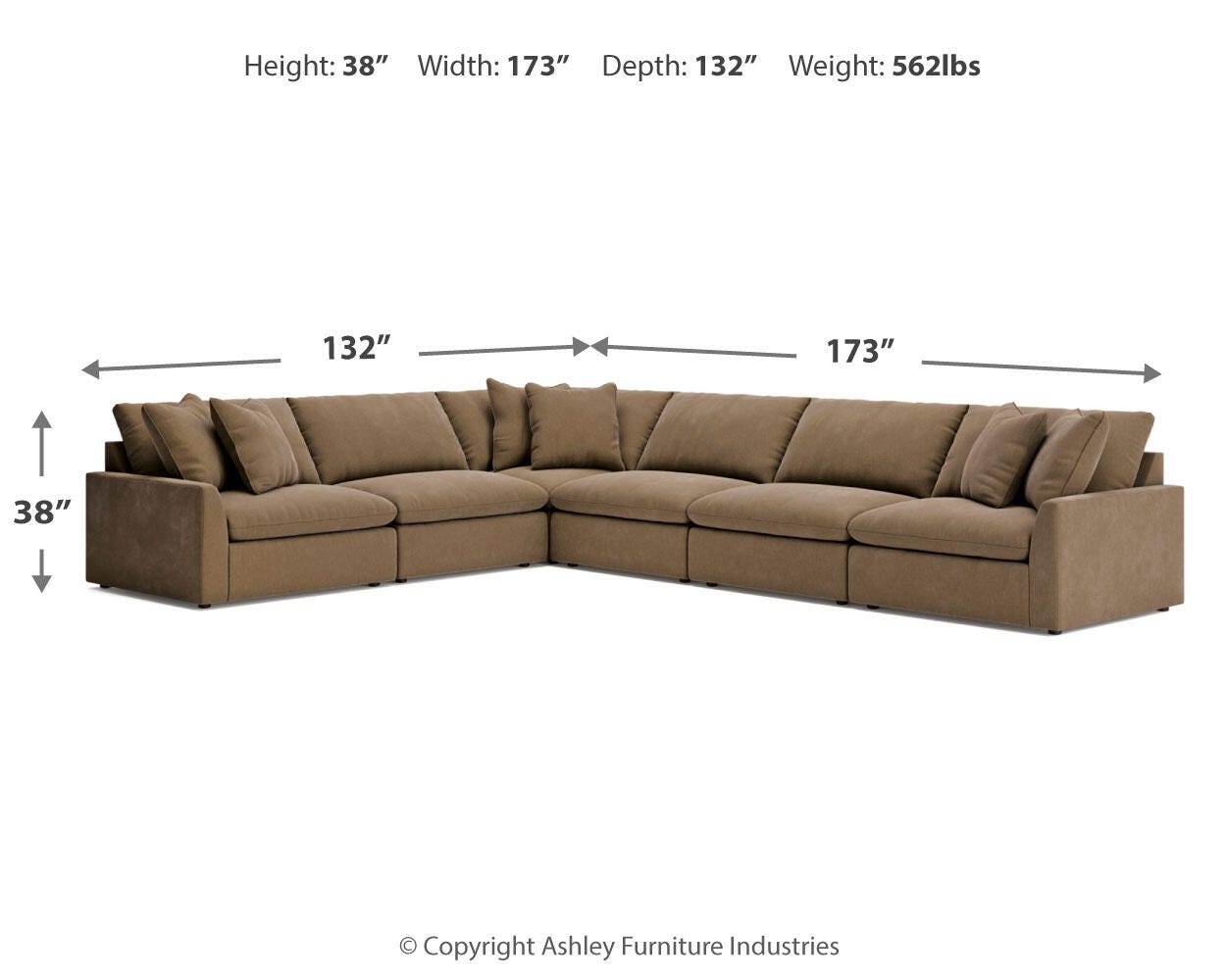 Whitehaven 6-Piece Sectional - image 7