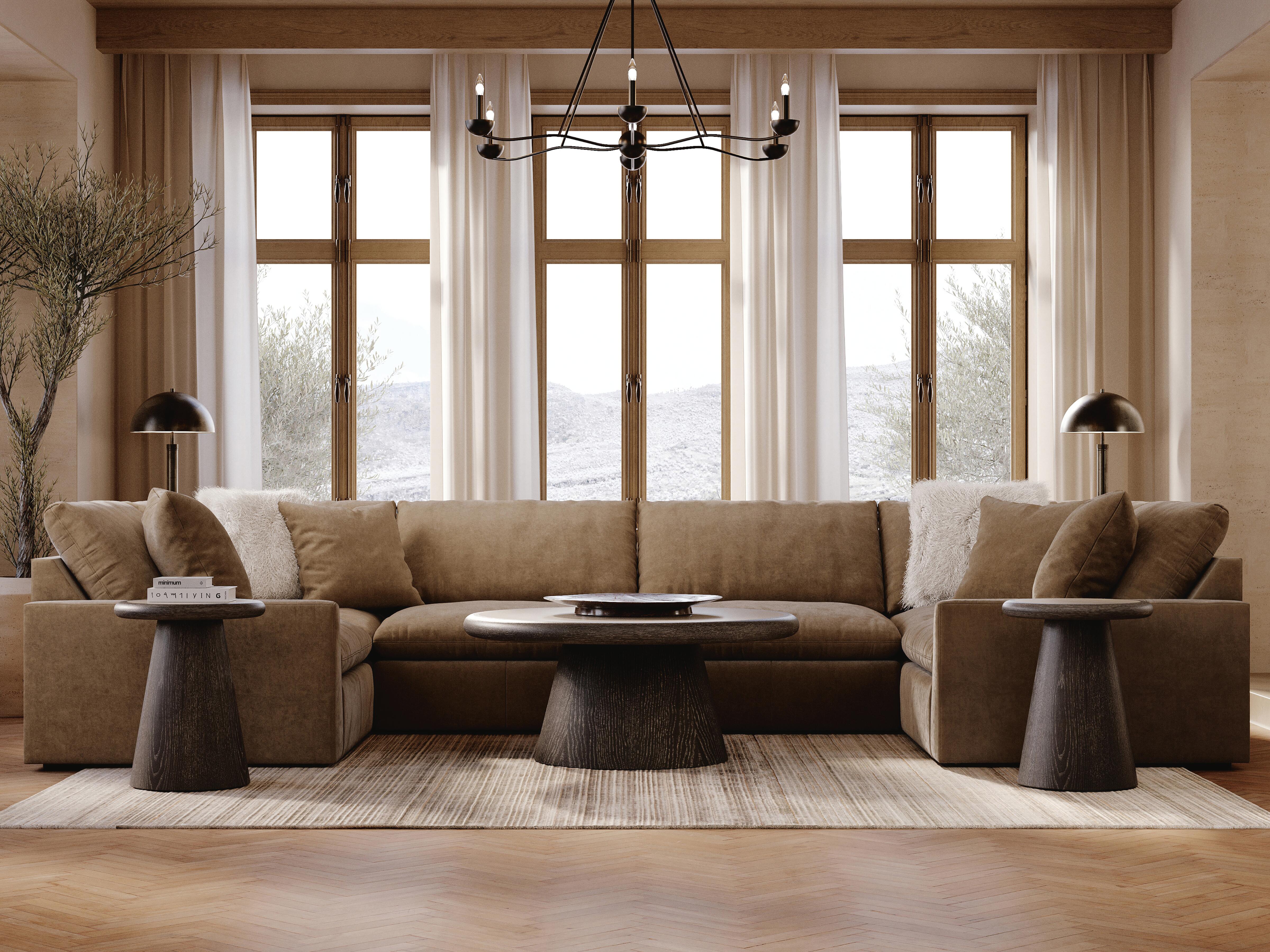 Whitehaven 6-Piece Sectional, Sable, rollover