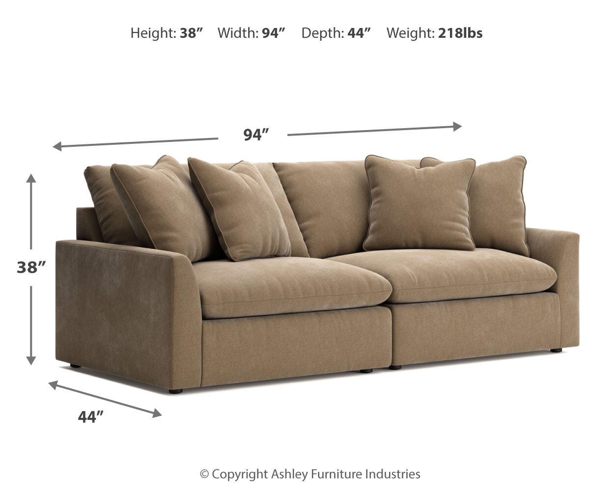 Whitehaven 2-Piece Sectional Loveseat - image 8