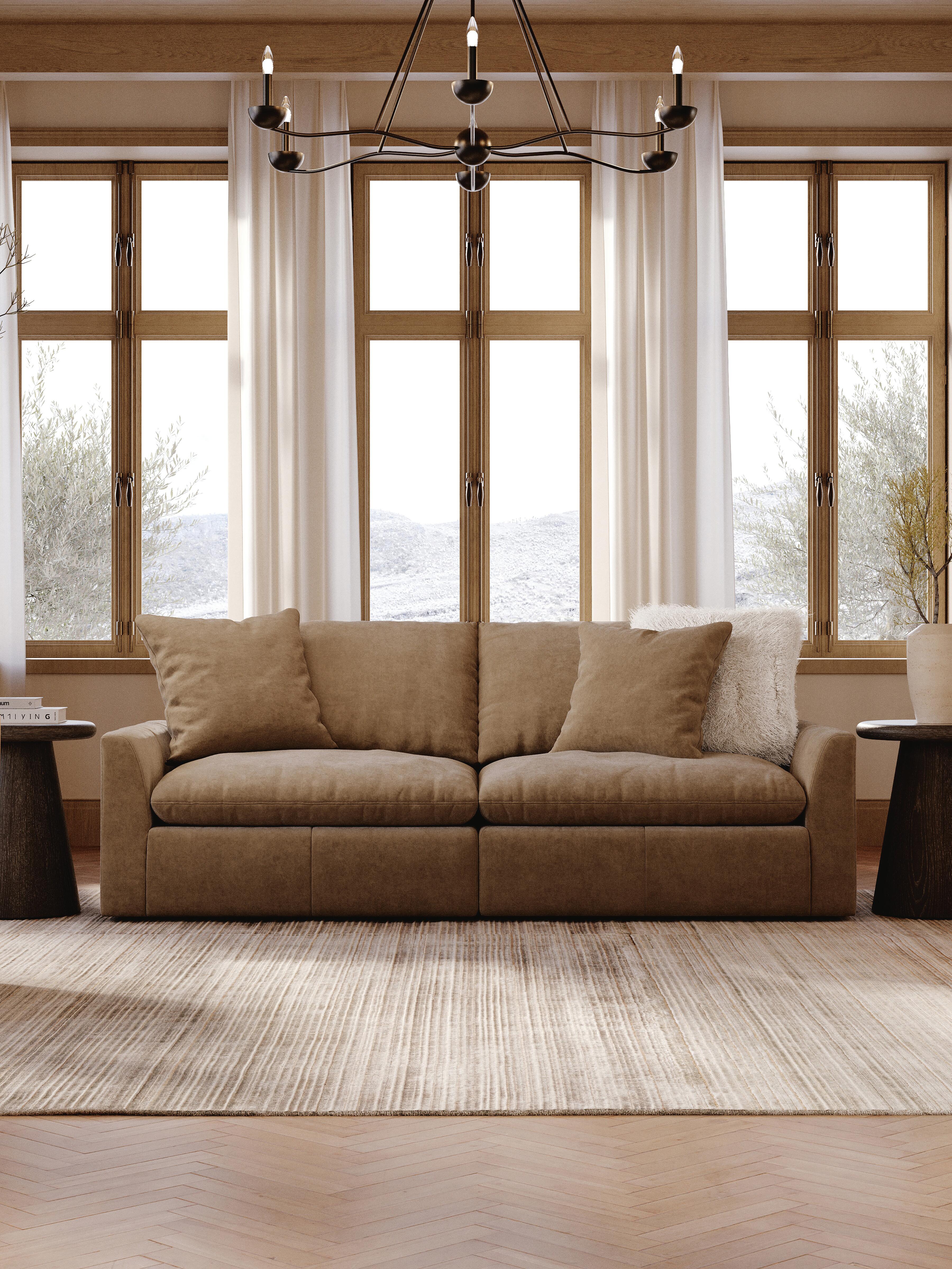 Whitehaven 2-Piece Sectional Loveseat, Sable, rollover