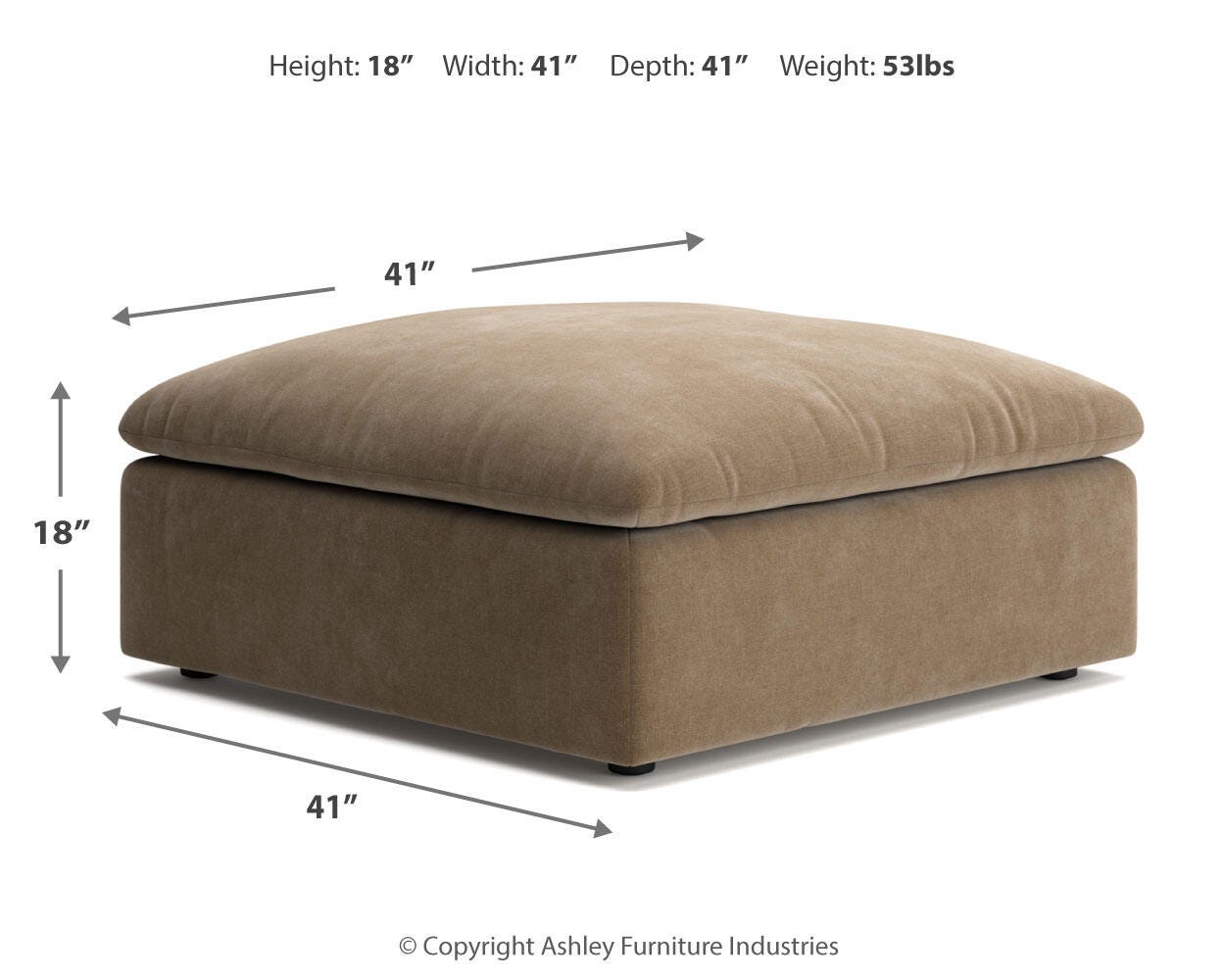 Whitehaven Oversized Accent Ottoman - image 7
