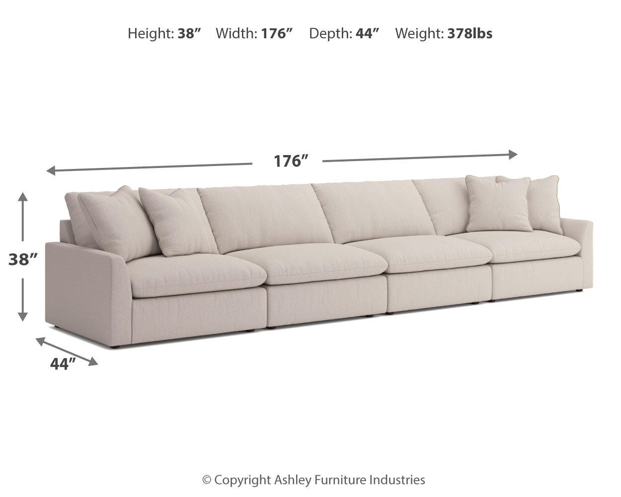 Whitehaven 4-Piece Sectional Sofa - image 7