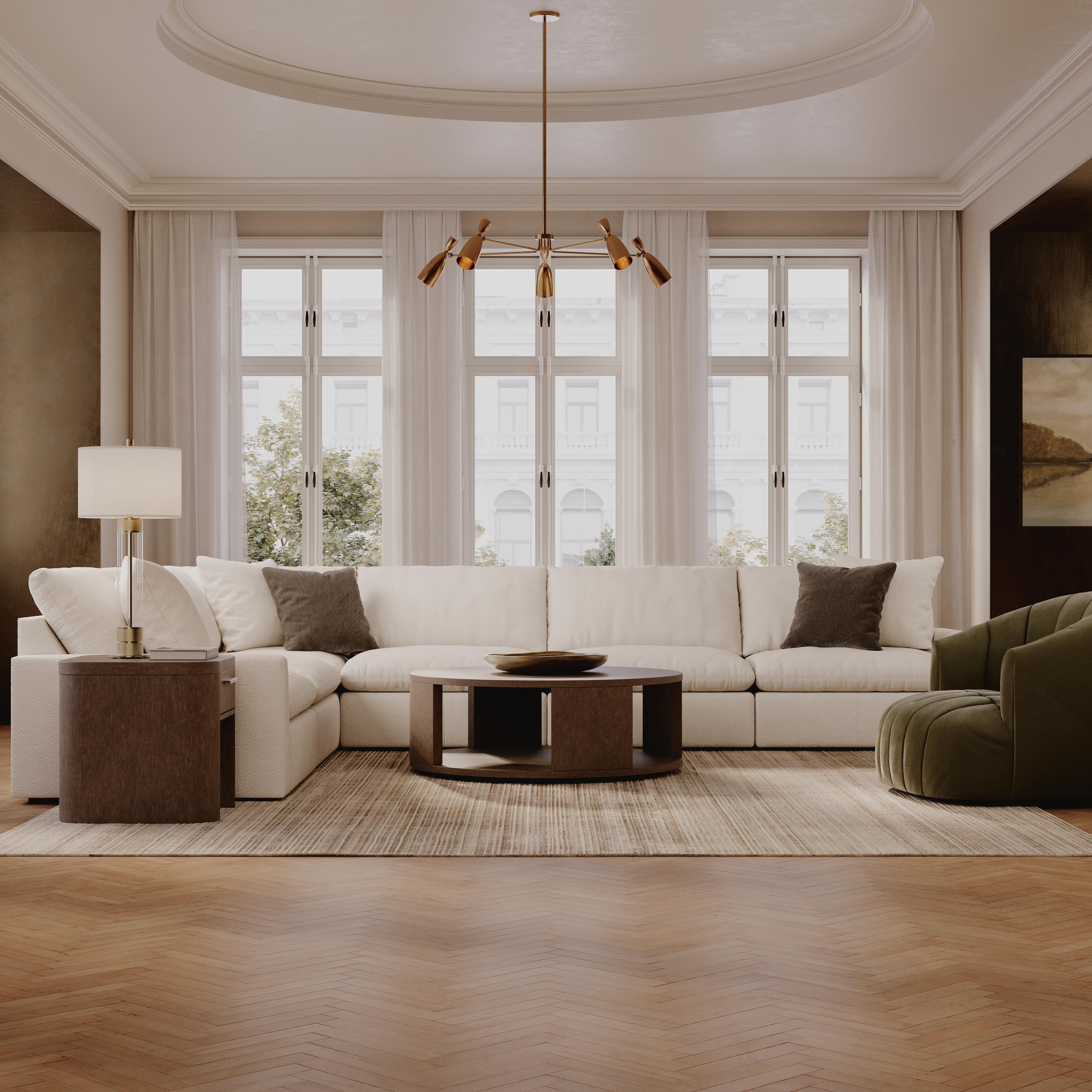Whitehaven 6-Piece Sectional, Oyster, rollover