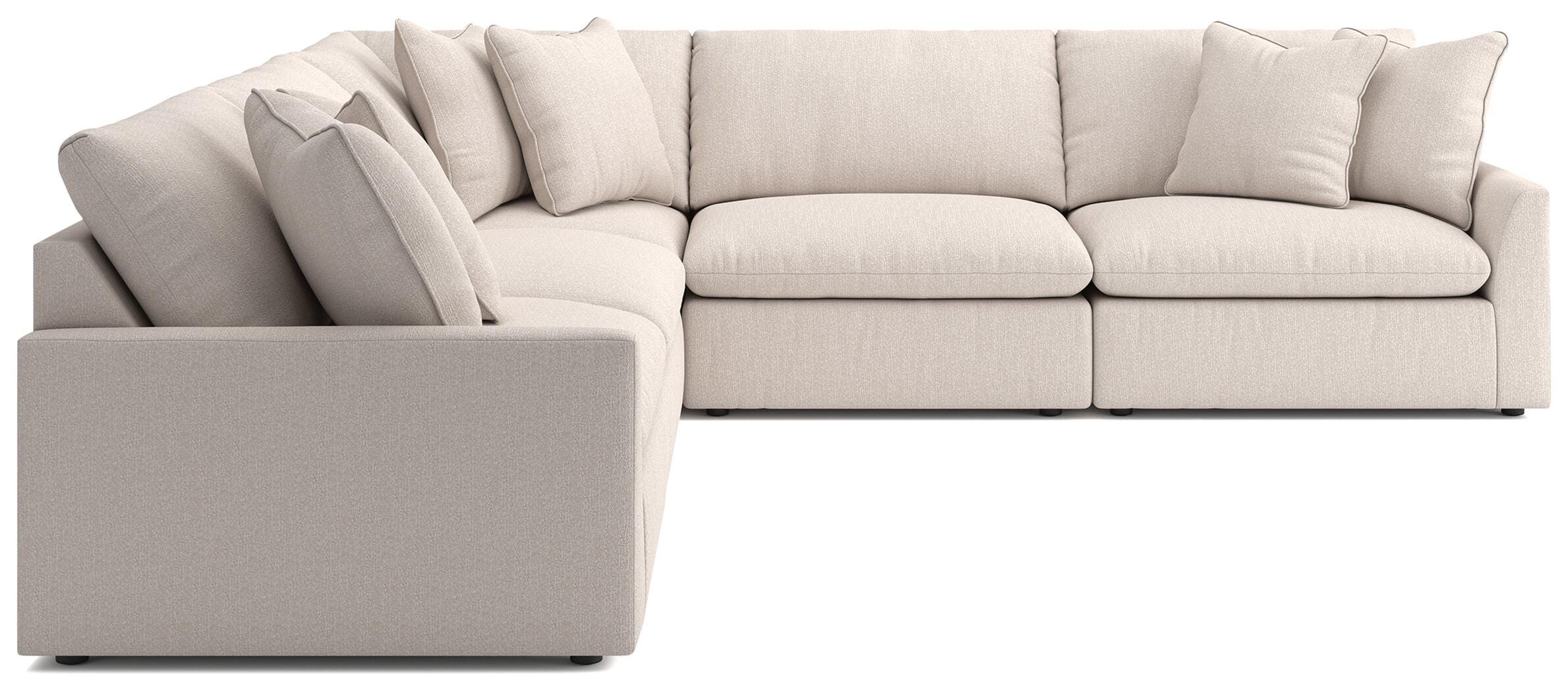 Whitehaven 5-Piece Sectional, Oyster, large