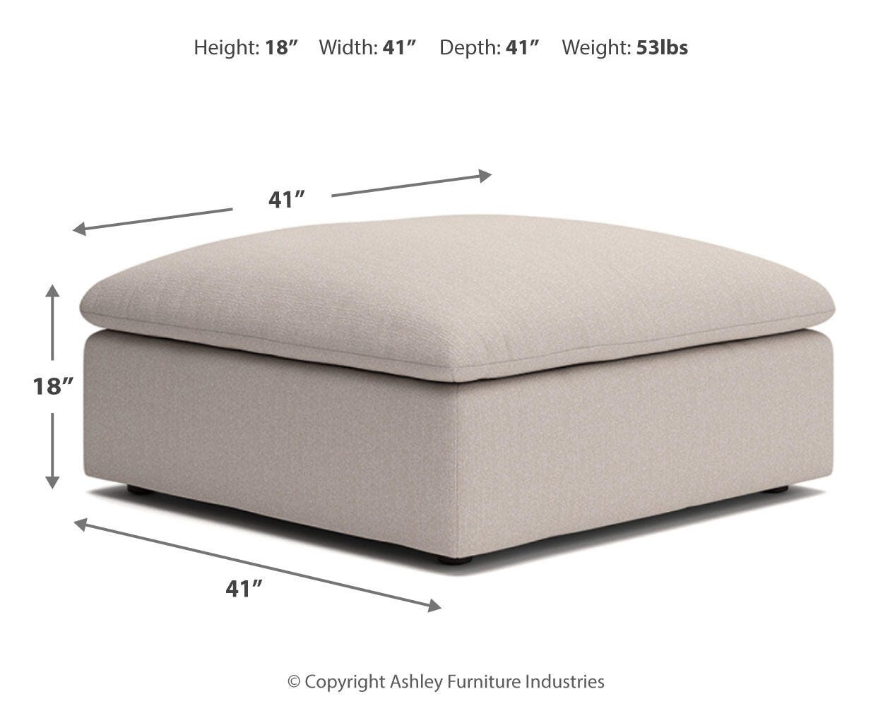 Whitehaven Oversized Accent Ottoman - image 7