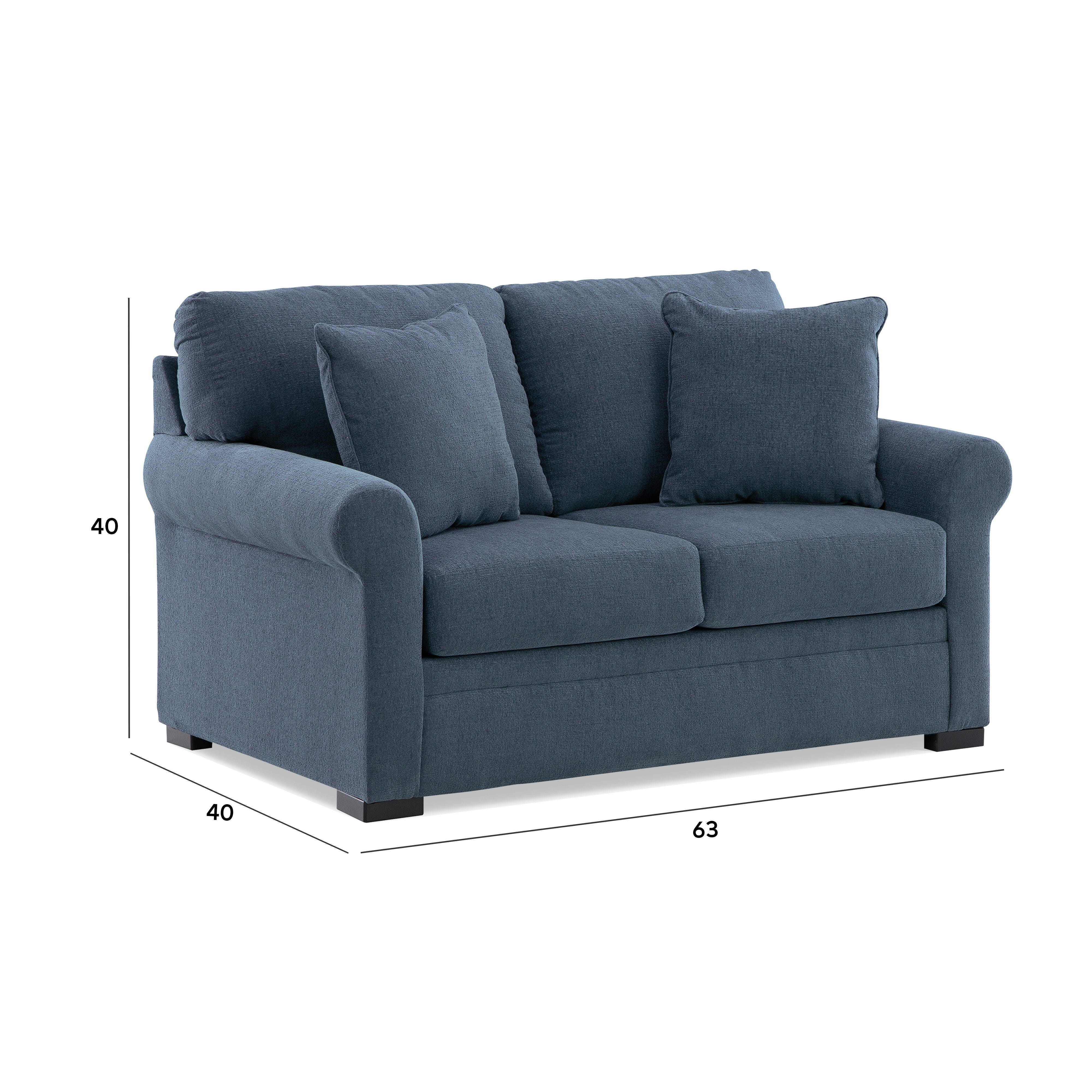 Hartmoor Loveseat, Ink, large
