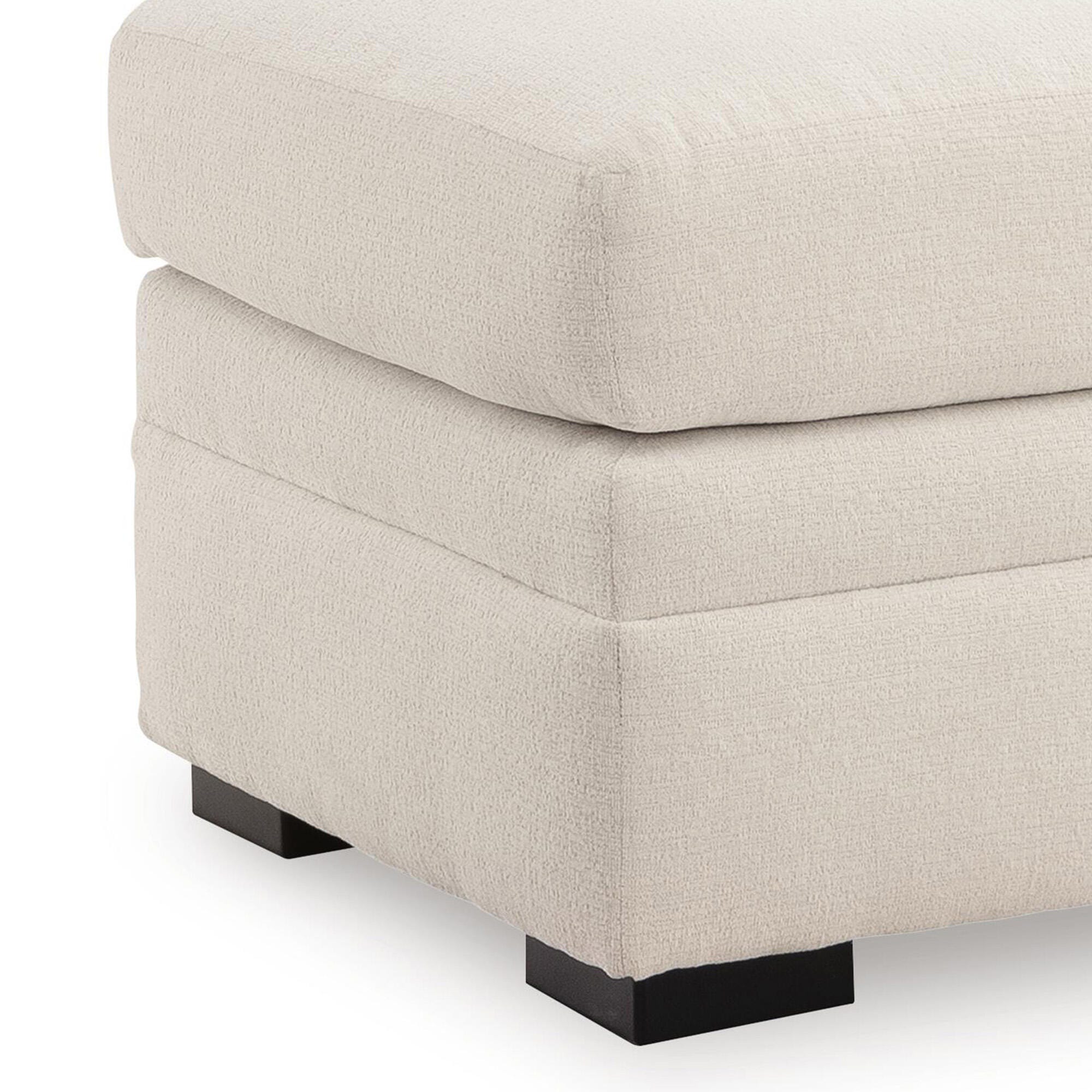 Hartmoor Ottoman, Pearl, large