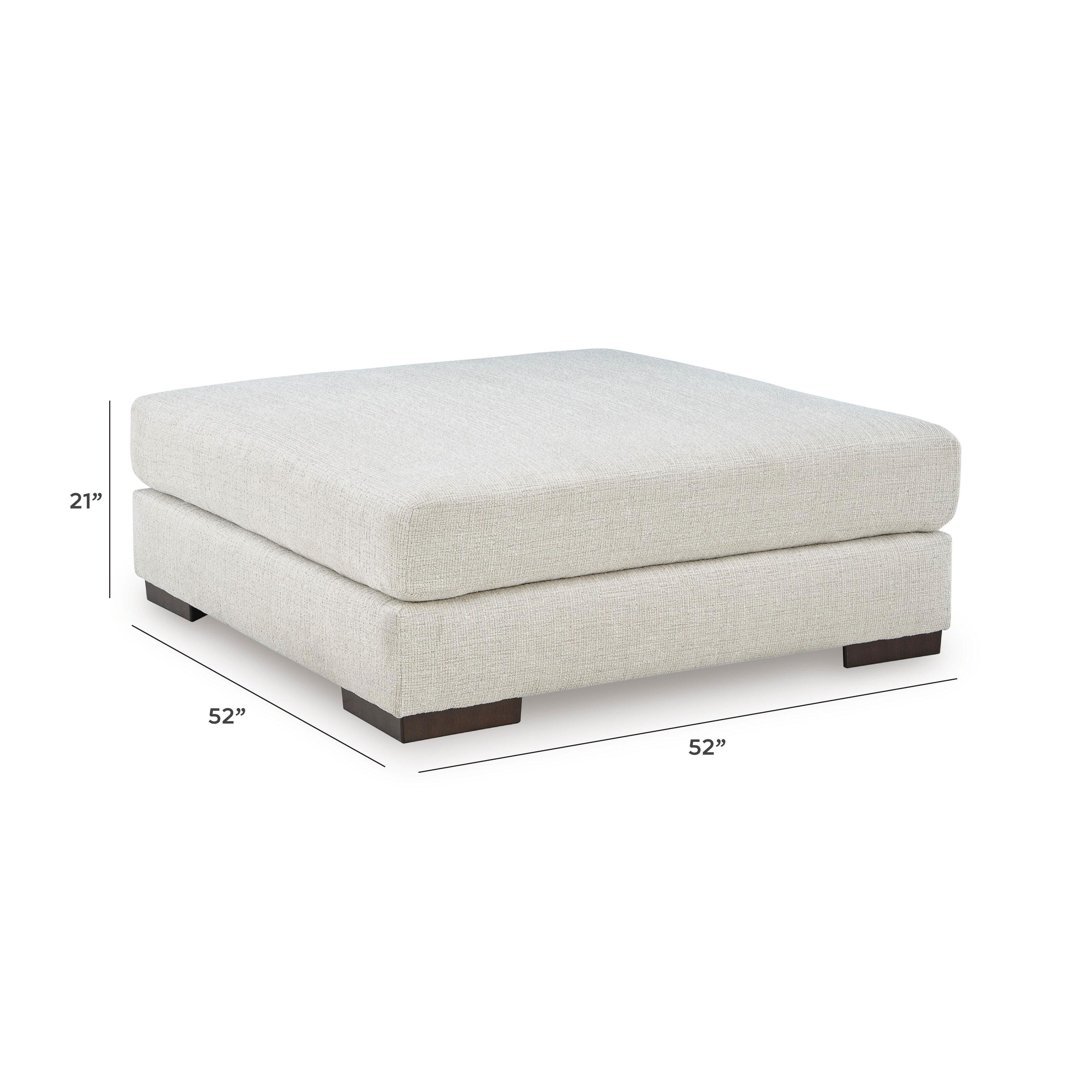 Barrelton Oversized Accent Ottoman, , large