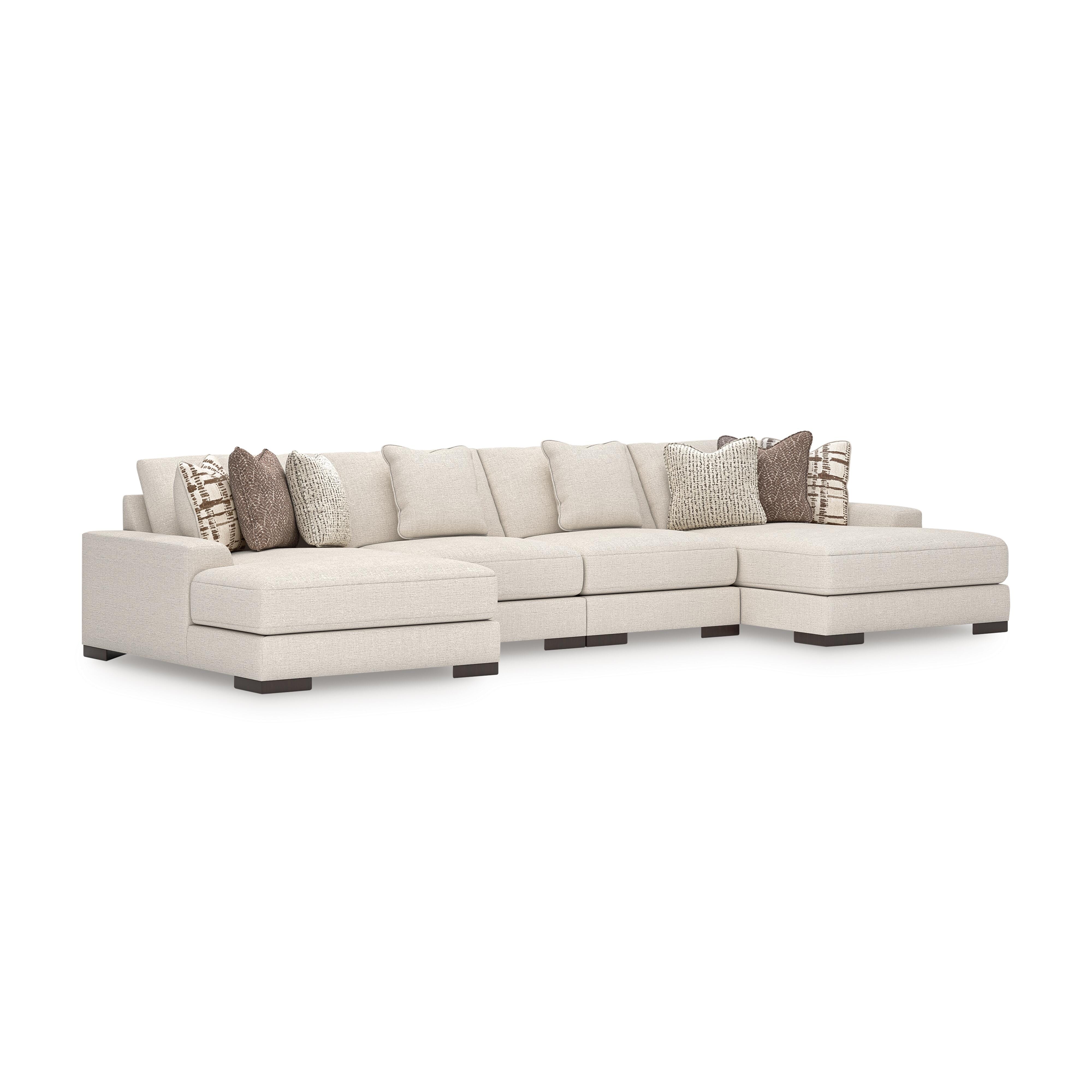 Barrelton 4-Piece Double Chaise Sectional, , large