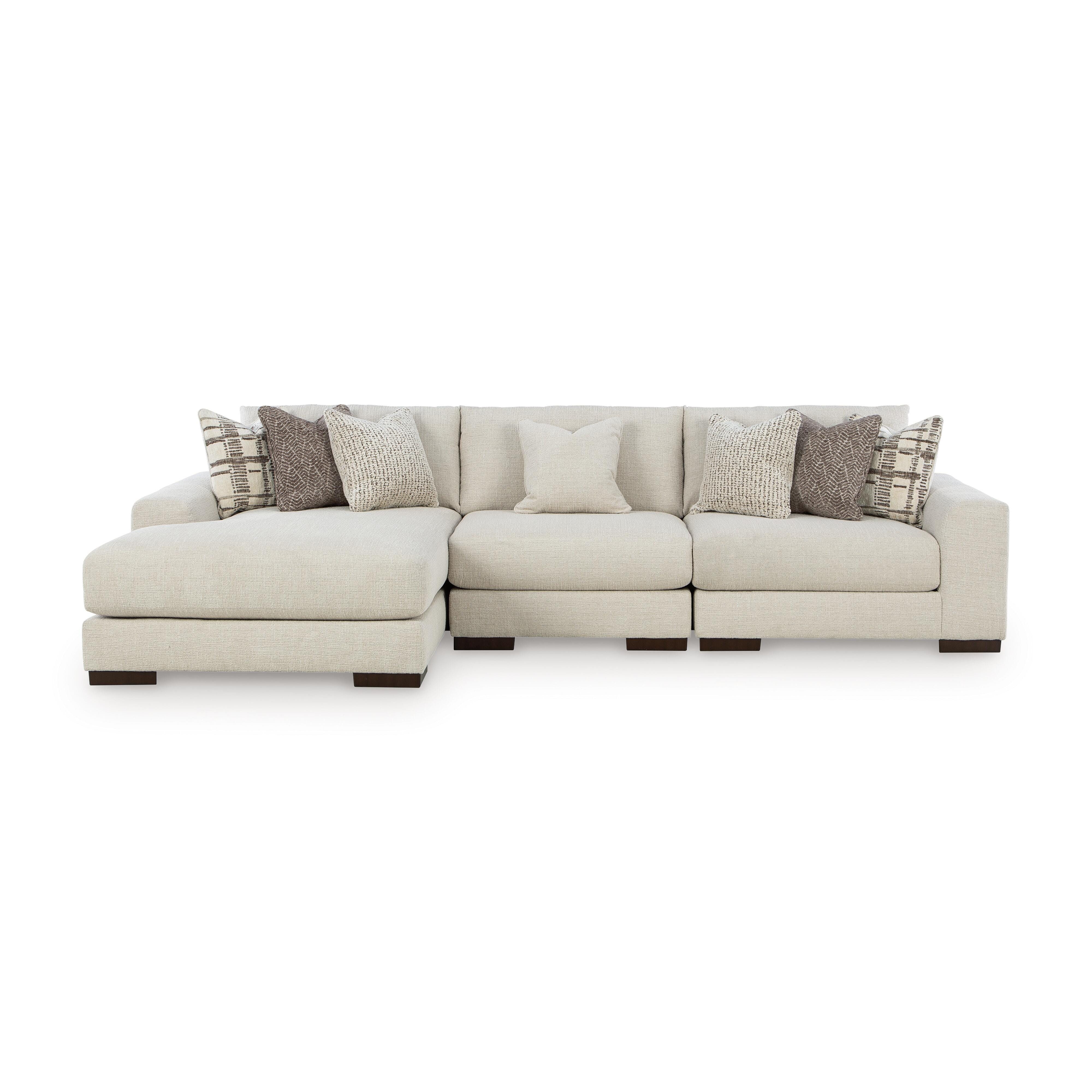 Barrelton 3-Piece Sectional with Chaise, Barley, large