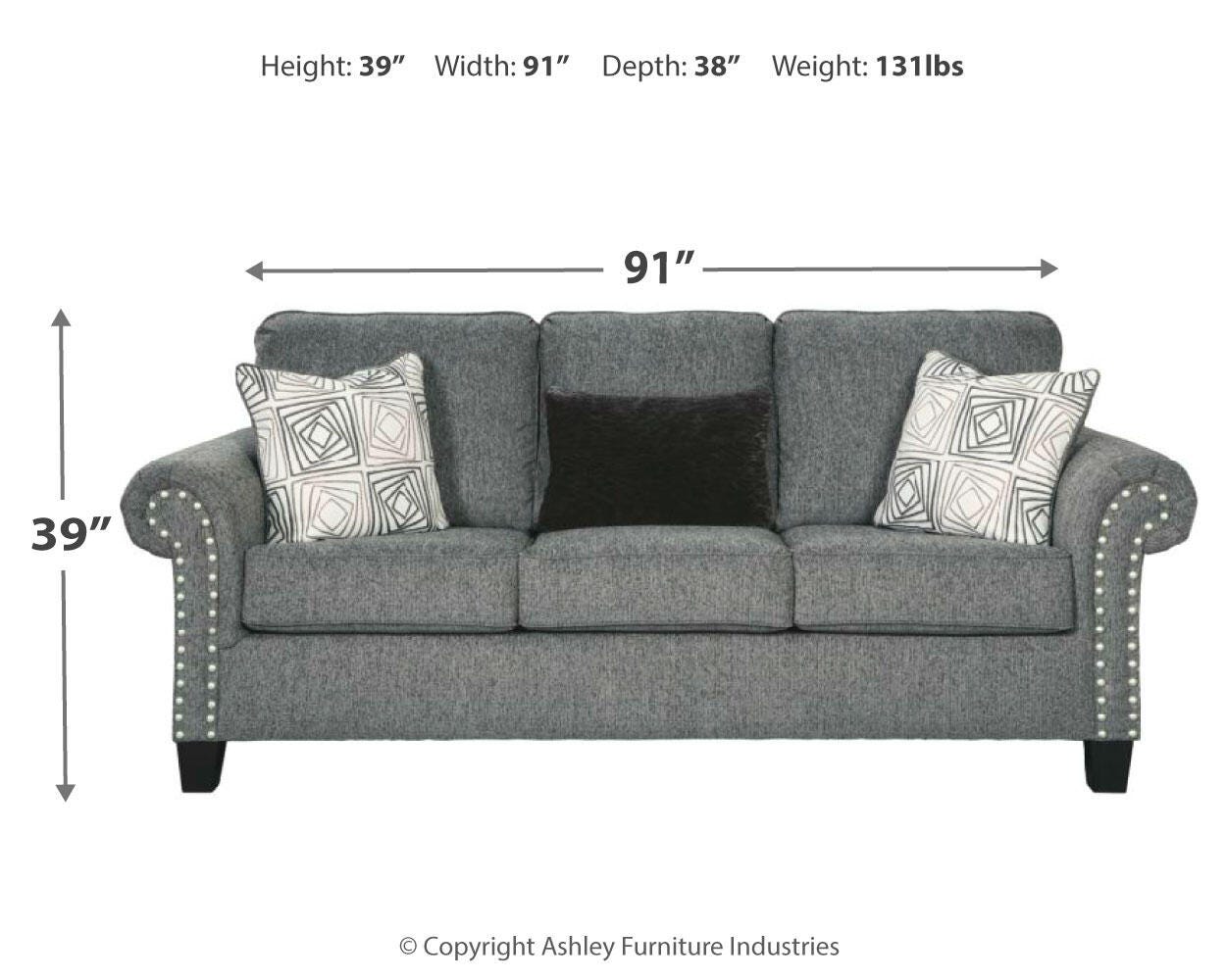 Agleno Sofa, Loveseat and Chair - image 5