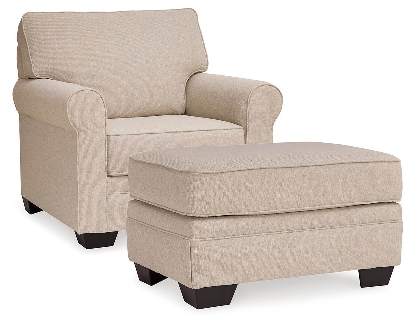 Belcaro Place Chair and Ottoman, , large