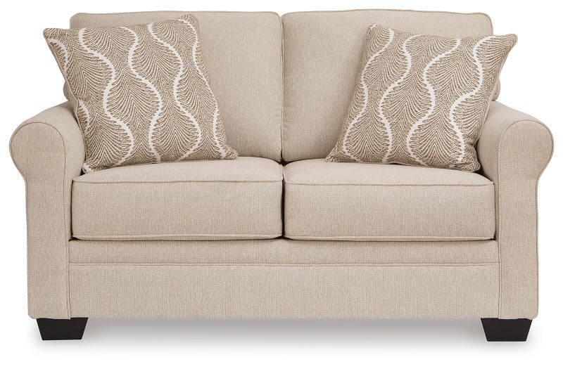 Belcaro Place Next-Gen Nuvella™ Performance Fabric Loveseat, Jute