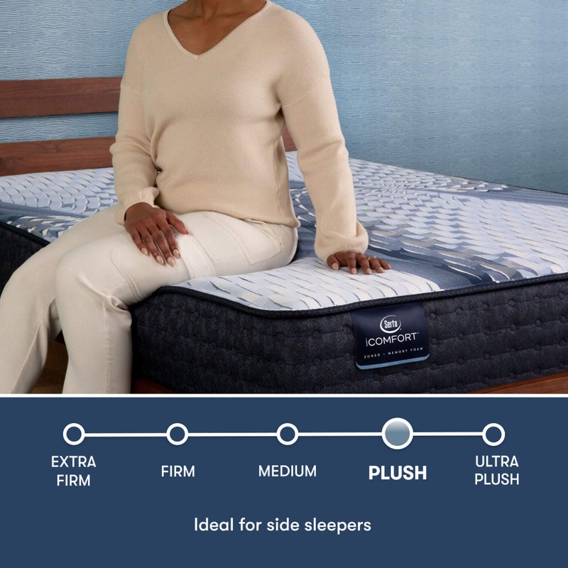 Serta iComfort Aveda Plush 12 in. King Mattress, White