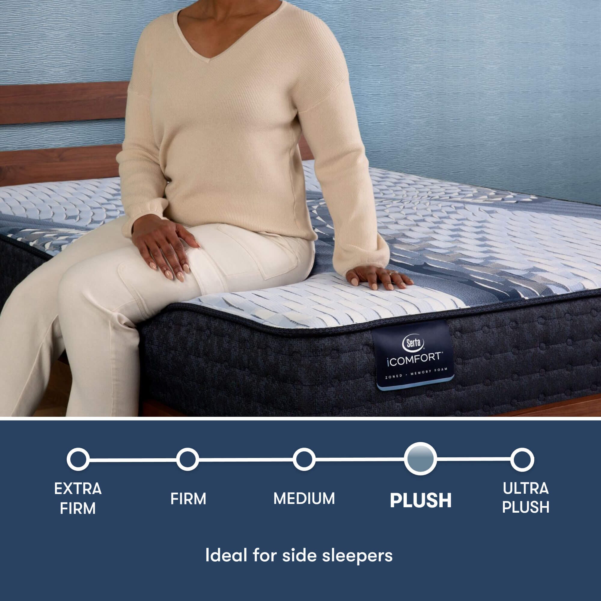 Perfect Sleeper Perfect Sleeper Aveda Plush 12 in. California King Mattress, White, large