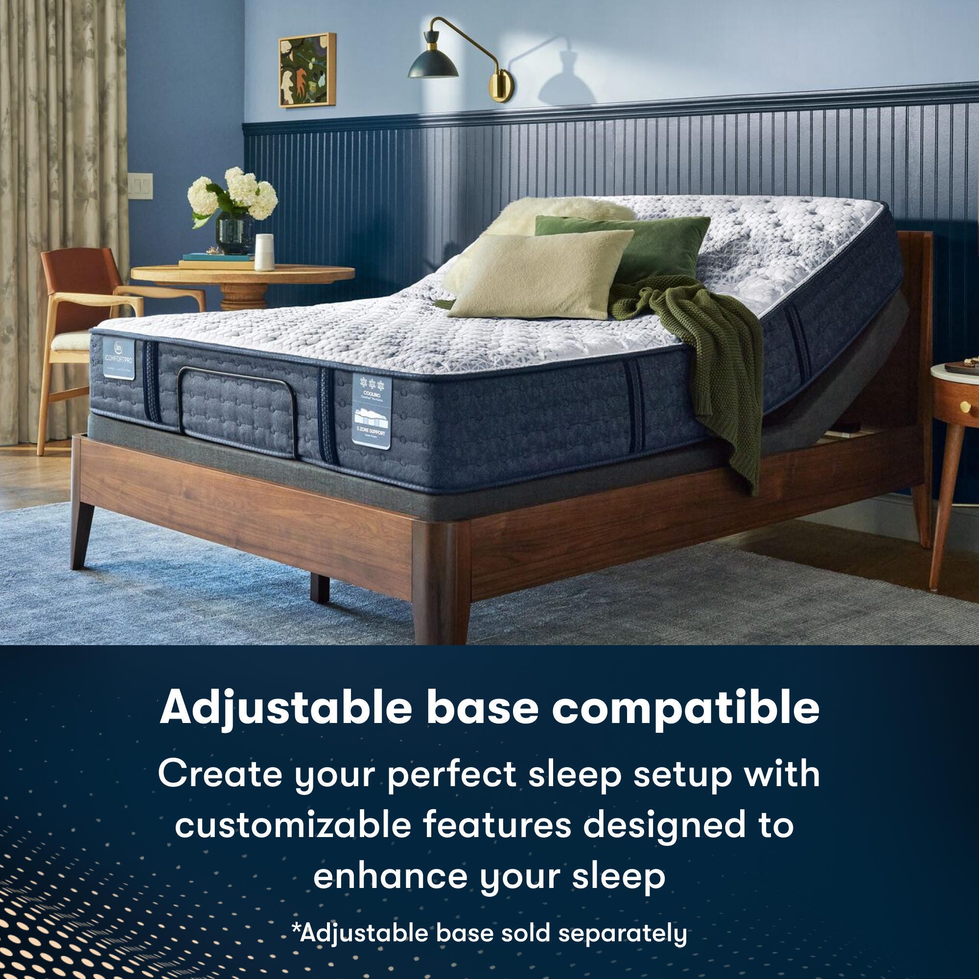 Serta iComfortPro Ambrose Firm Tight Top 13 in. Queen Mattress, White, large