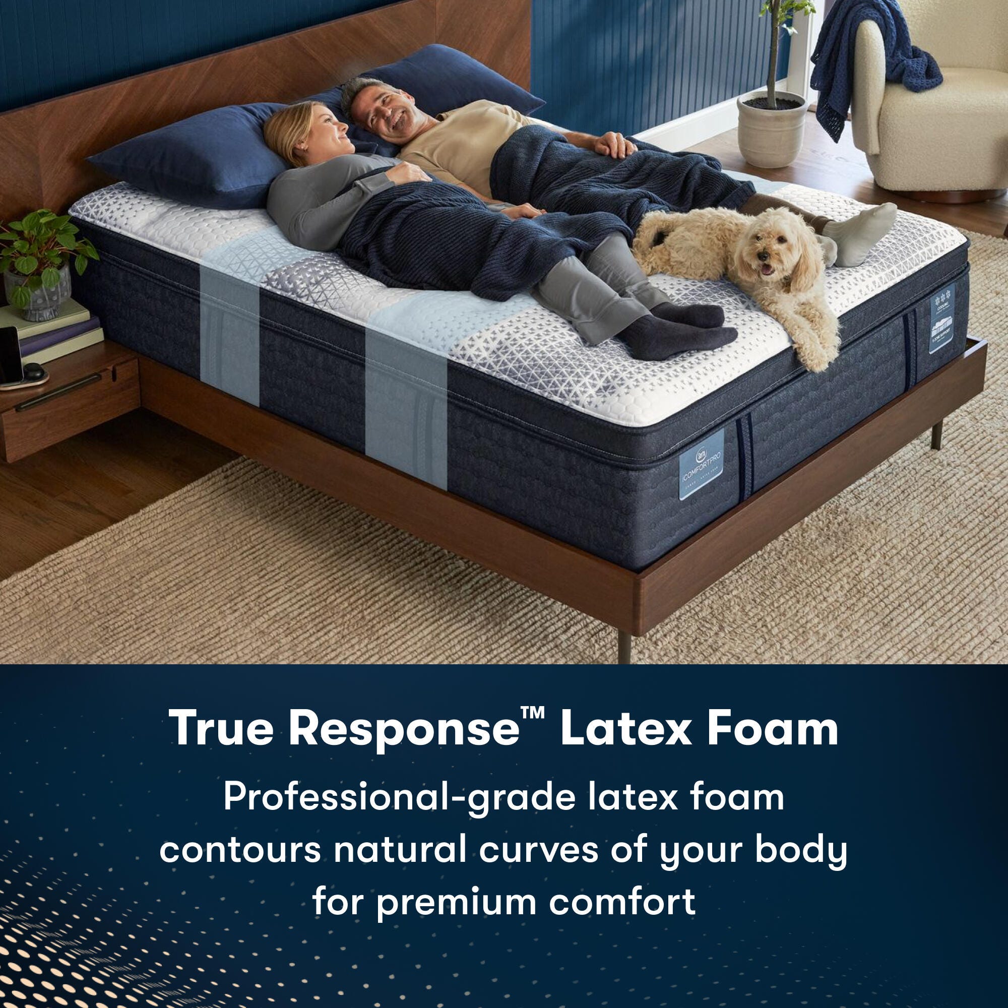 Serta iComfortPro Ambrose Firm Tight Top 13 in. Queen Mattress, White, large