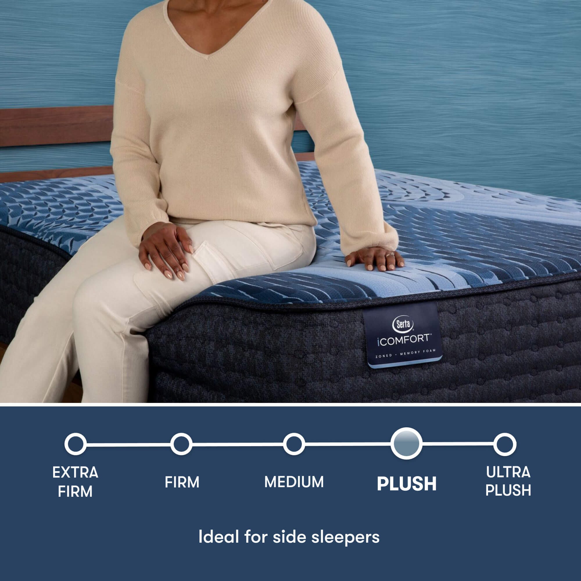 Perfect Sleeper Perfect Sleeper Aspire Plush 14 in. California King Mattress, White, large