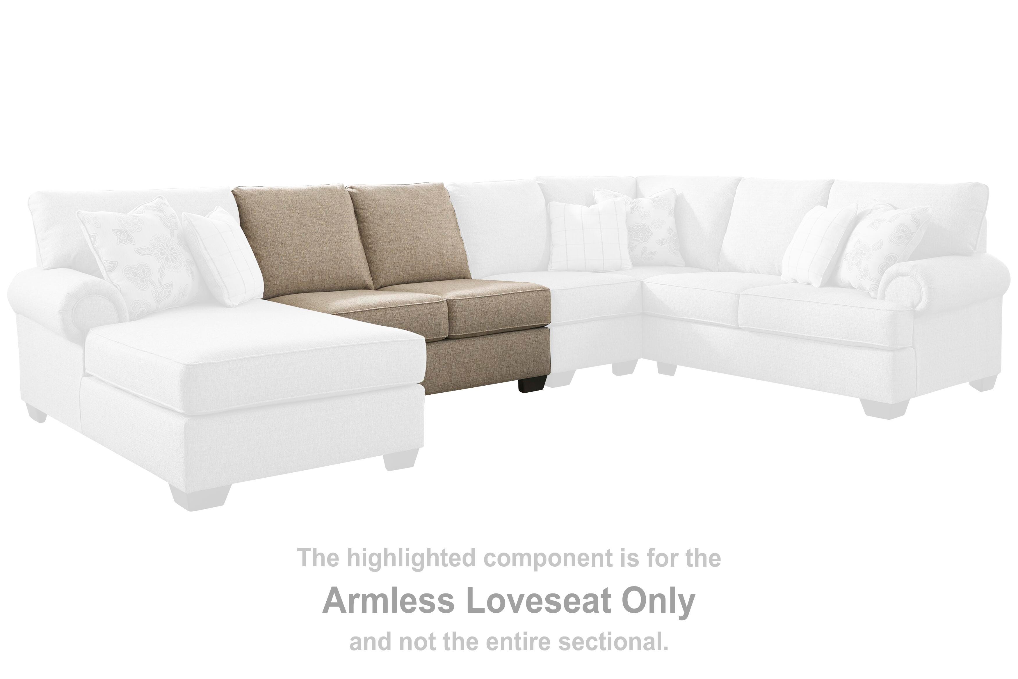 Baceno Armless Loveseat - image 2