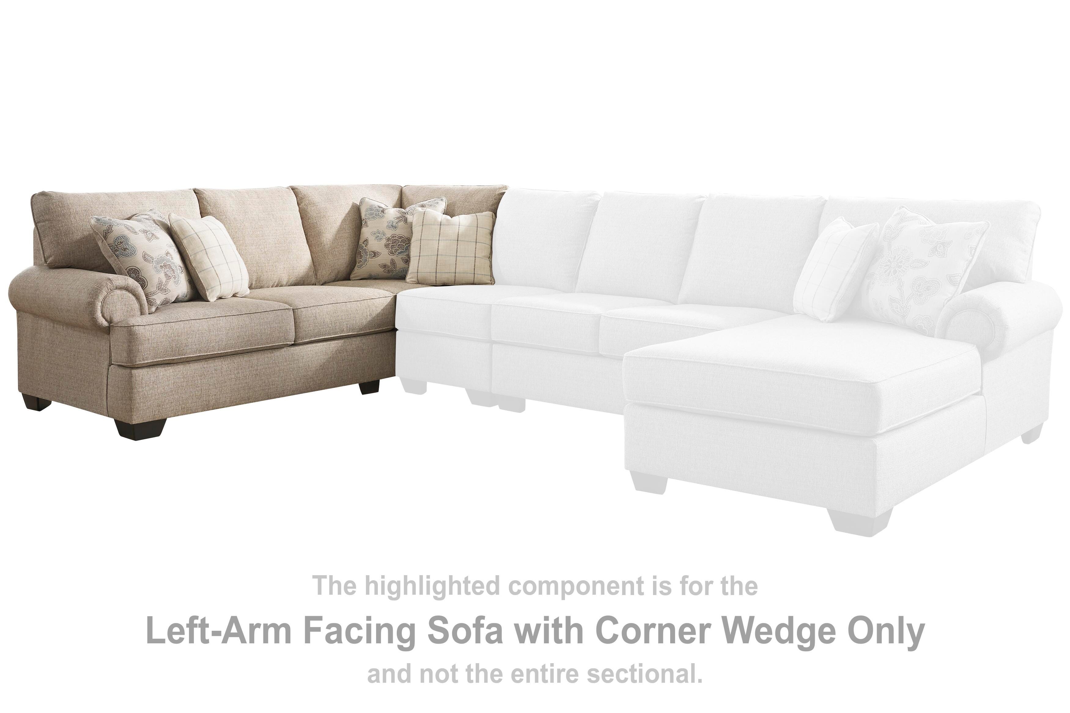 Baceno Left-Arm Facing Sofa with Corner Wedge - image 2