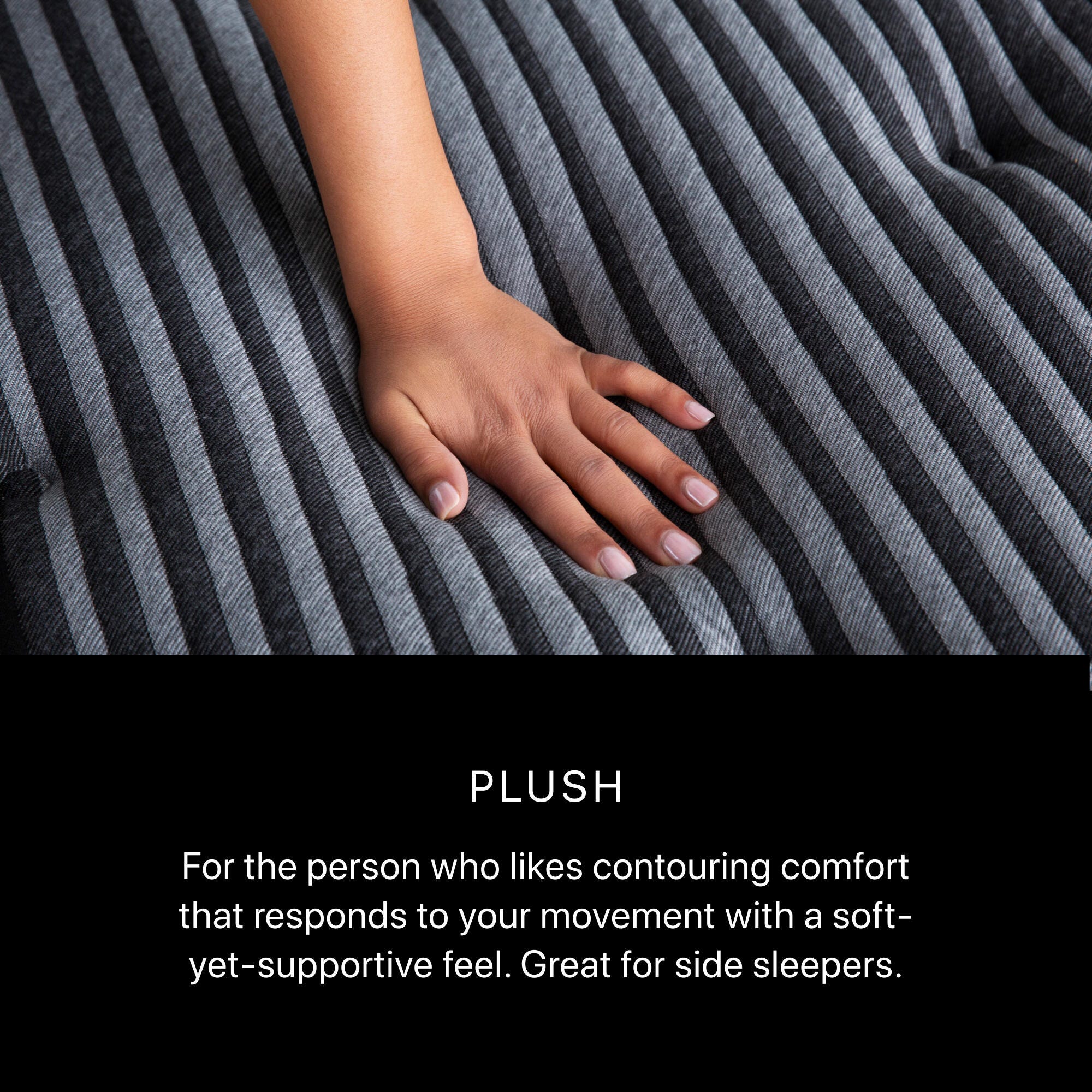 Beautyrest Black Series One Plush 14" Split California King Mattress, Gray, large