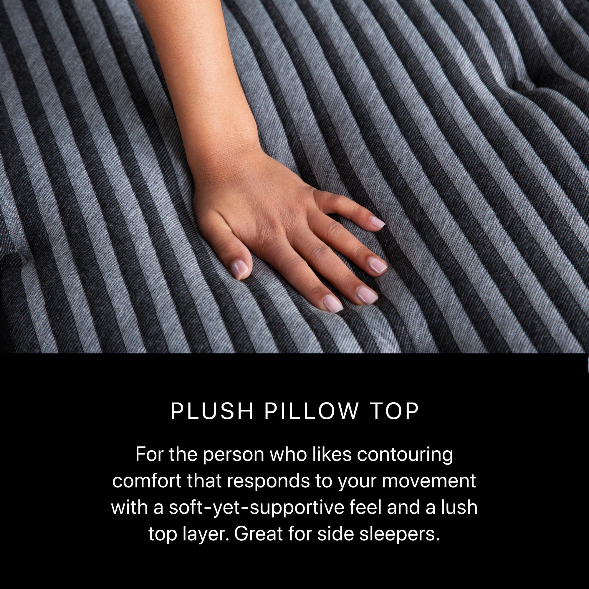 Beautyrest Black Series One Plush Pillow Top 14.5" Queen Mattress, Gray, large