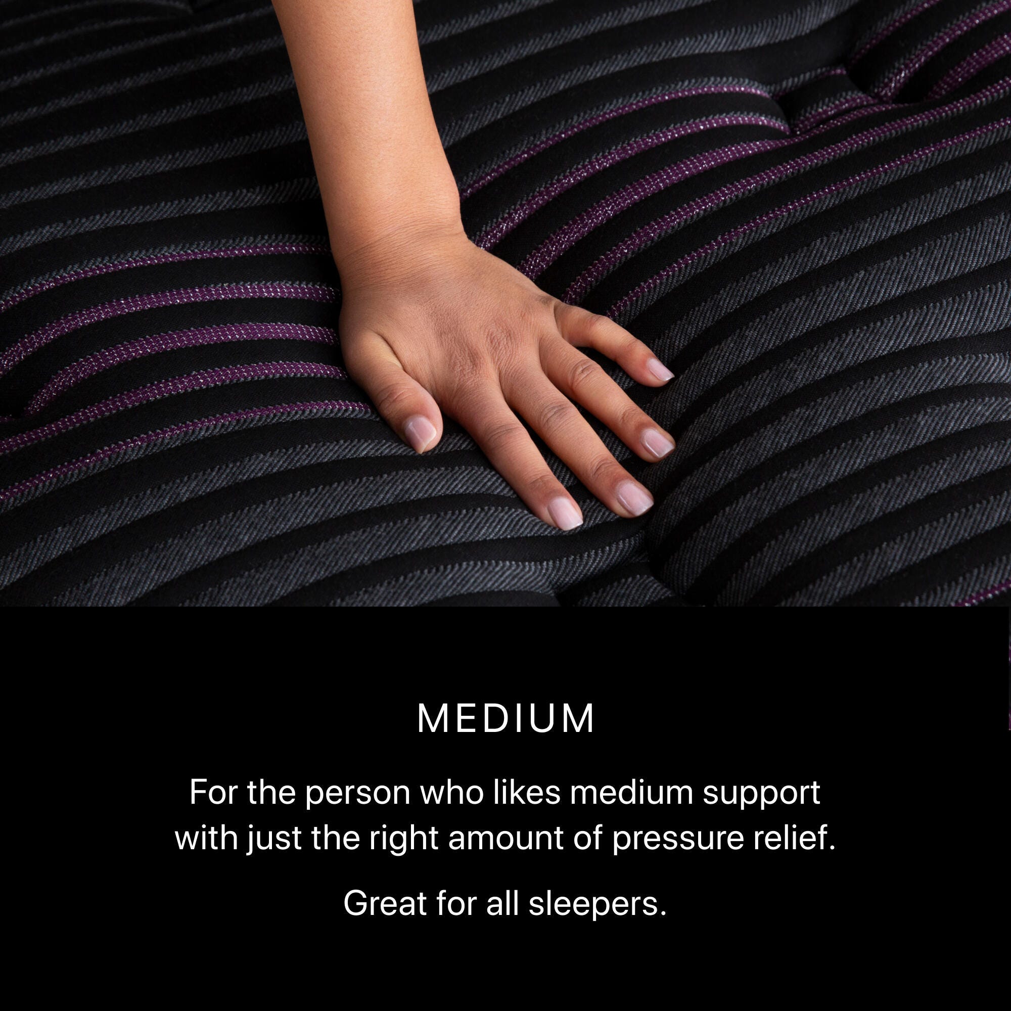 Beautyrest Black Series Two Medium 15.5" Full Mattress, Black, large
