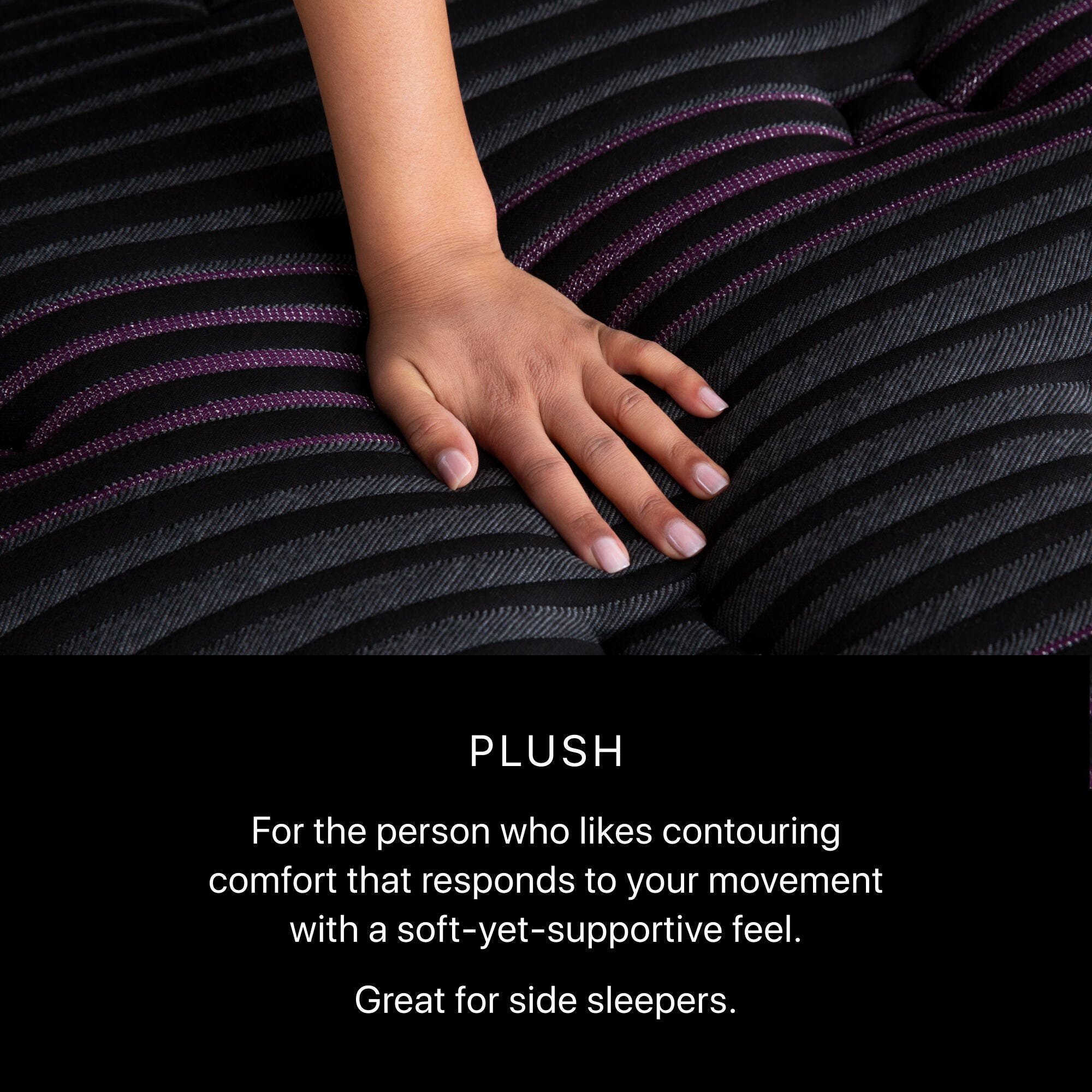 Beautyrest Black Series Two Plush 15.25" Split California King Mattress, Black, large