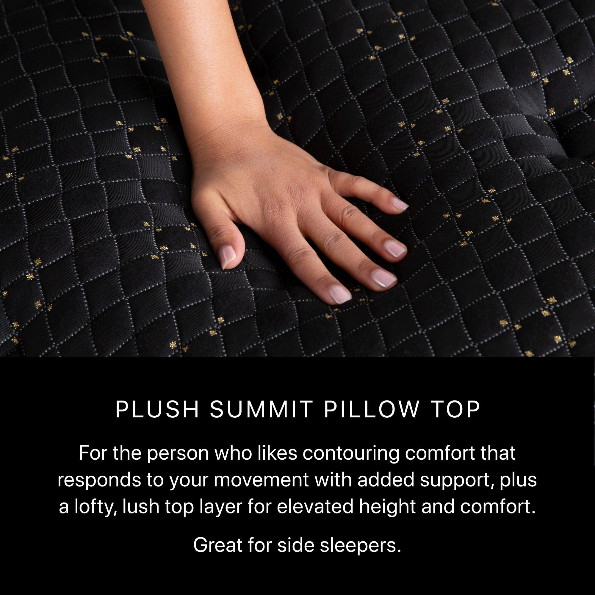 Beautyrest Black Series Four Plush Pillow Top 17.25" King Mattress, Black, large