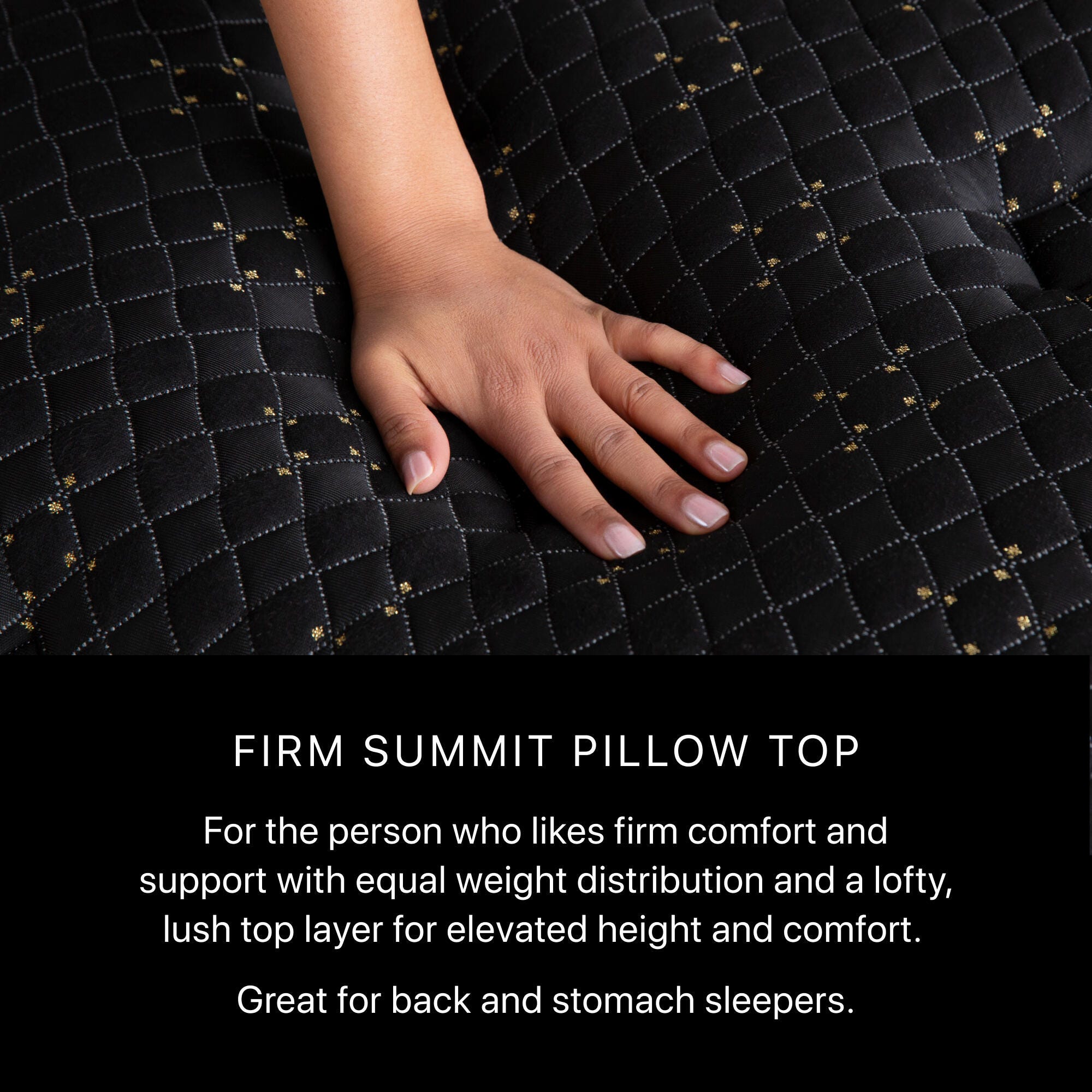 Beautyrest Black Series Four Medium Pillow Top 17.5" King Mattress, Black, large