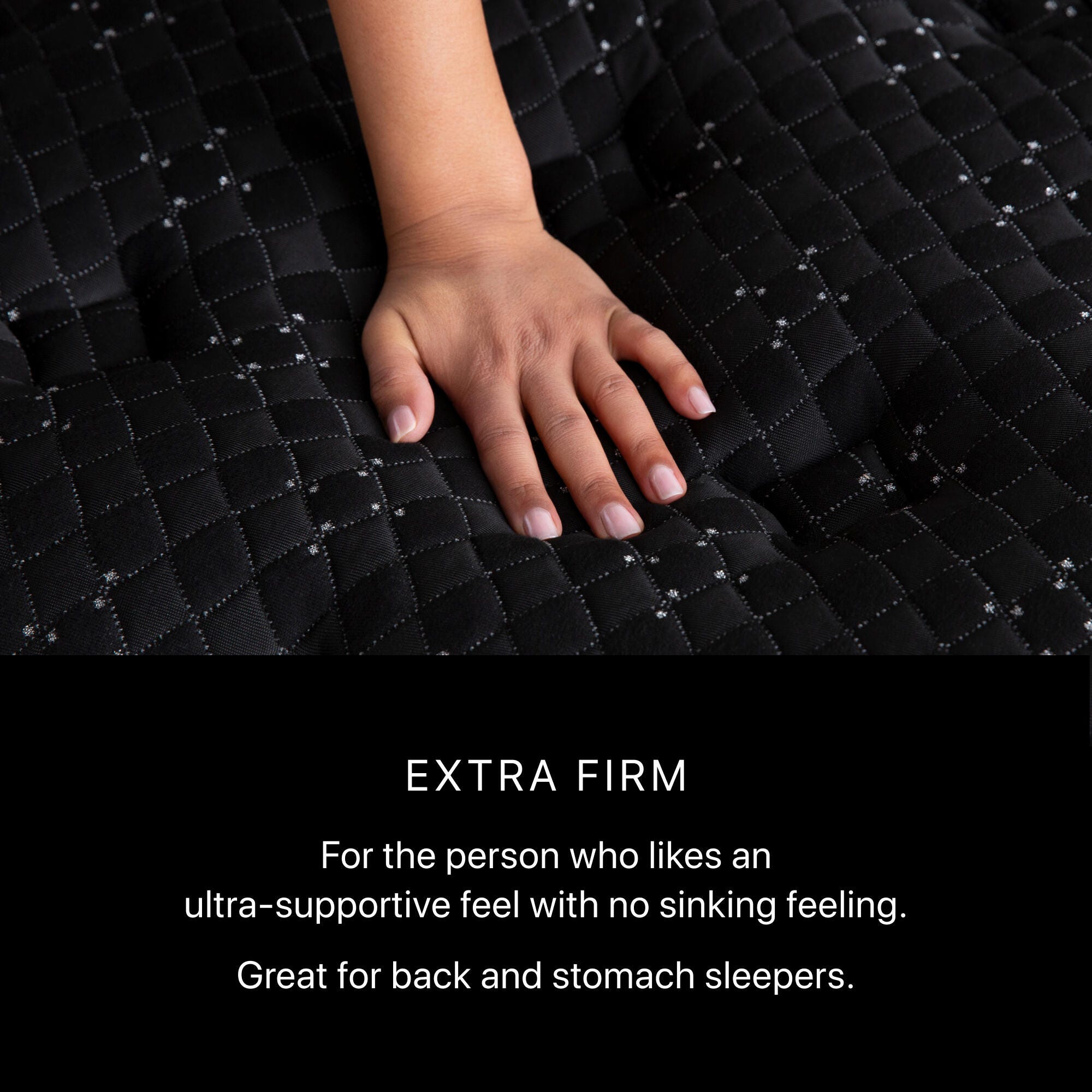 Beautyrest Black Series Three Extra Firm 14.25" Split California King Mattress, Black, large