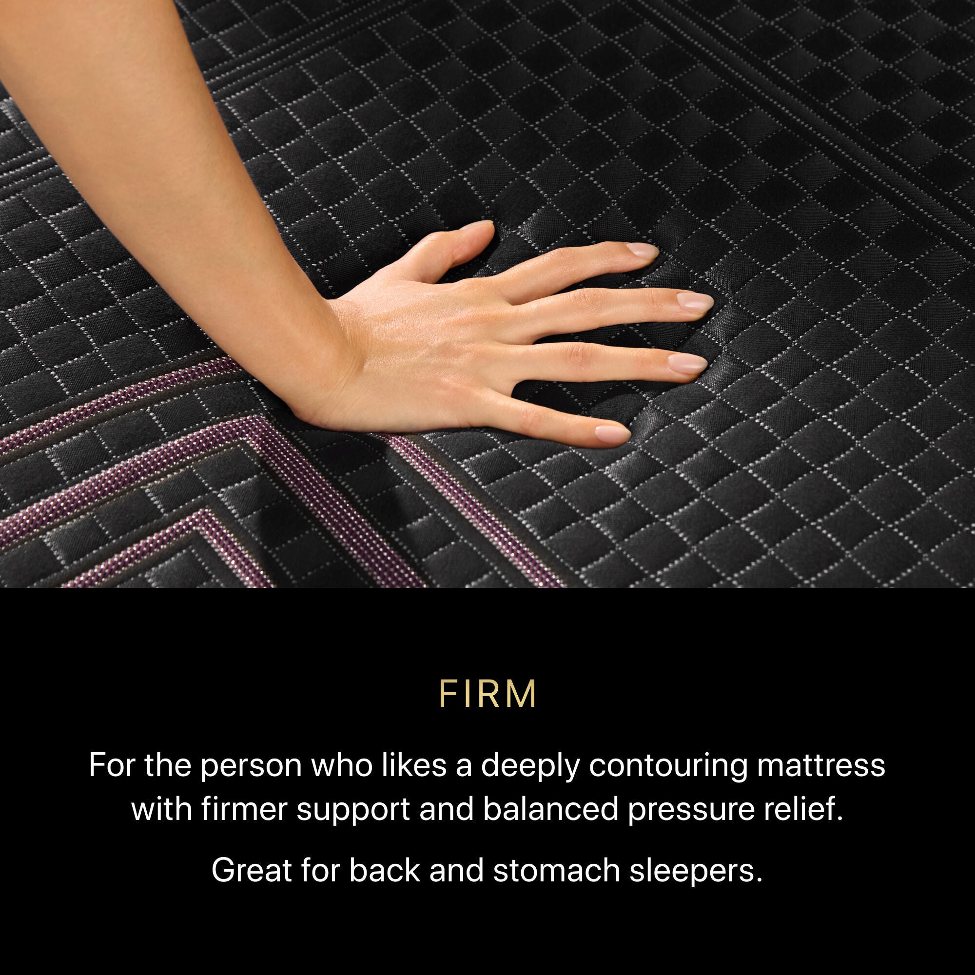 Beautyrest Black® Hybrid Series Two Firm 13.5 in. King Mattress, Black