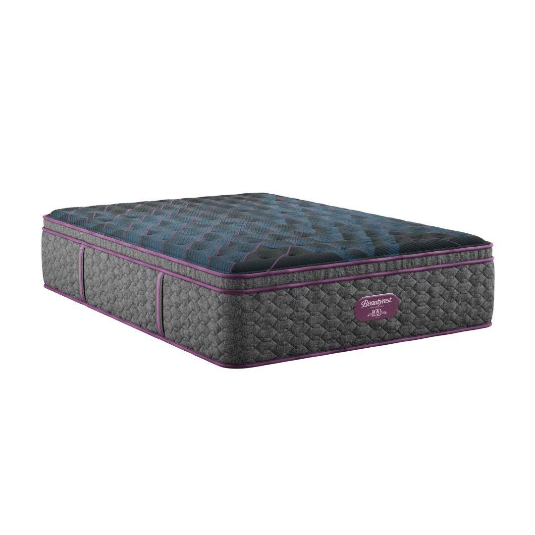 Beautyrest World Class Level Three Medium Pillow Top 15.75 in. Twin XL Mattress, Black